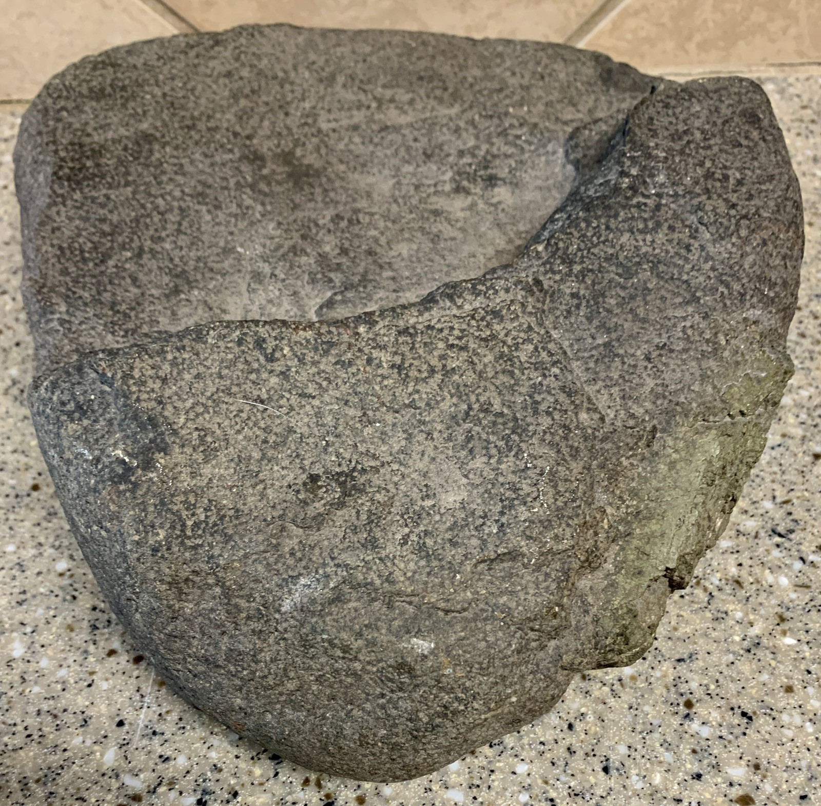 Native American Indian Artifact 22lb Grinding Stone BELL Pestle 2.75”