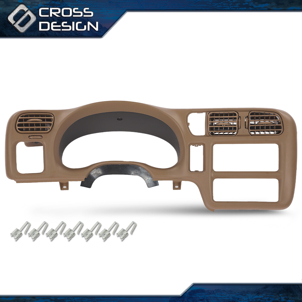 Fit For 98-04 Chevy S-10 GMC Jimmy Sonoma Blazer Speedo Dash Bezel Din