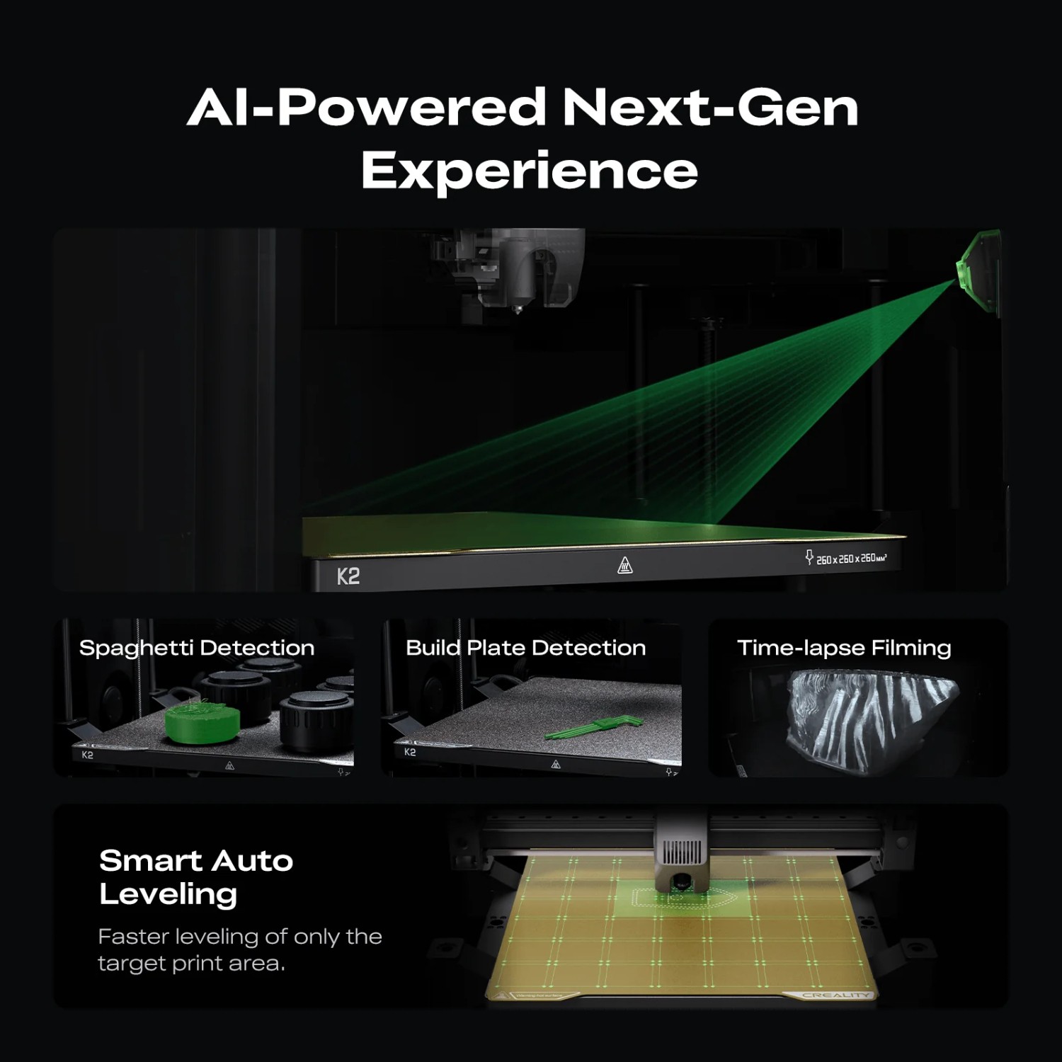 🔥Creality K2 Combo/K2 Pro Combo/K2 Plus Combo 3D Printer 600mm/s MultiColor Lot