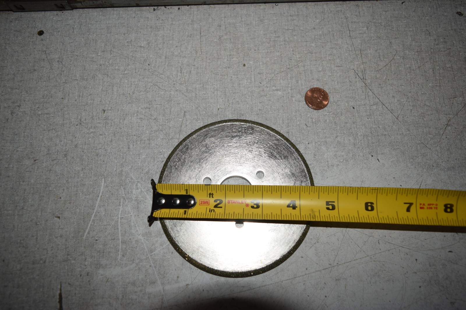 Turner Tooling 4.5-.250-1 CAB-F-07-15 1203-3 Grinding Wheel