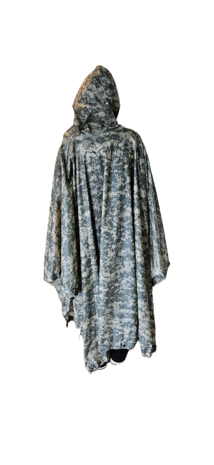 Genuine USGI Poncho ACU Digital Camo, NSN: 8405-01-547-2555 Fair Condition
