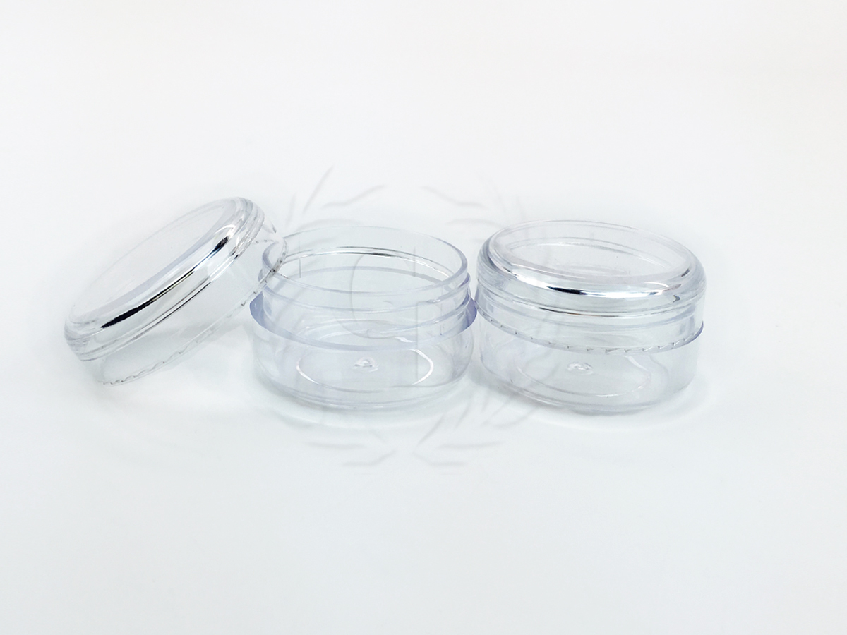 Beauticom 6 Pieces 15 Gram/15ML Lip Balm Lotion Cream Sample Jar Containers