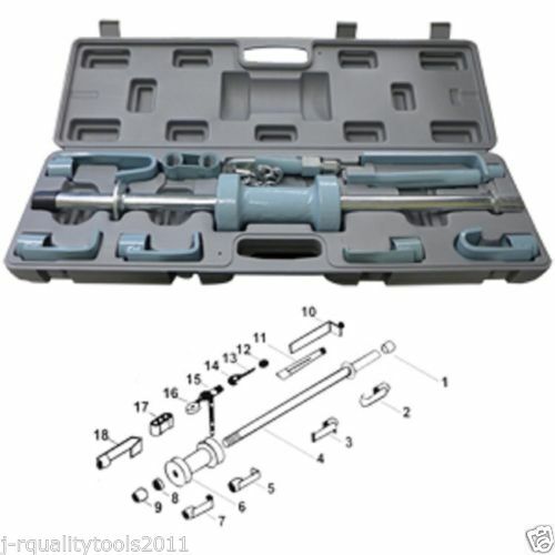 HEAVY DUTY DENT PULLER SLIDE HAMMER TOOL CAR AUTO BODY REPAIR TOOL KIT