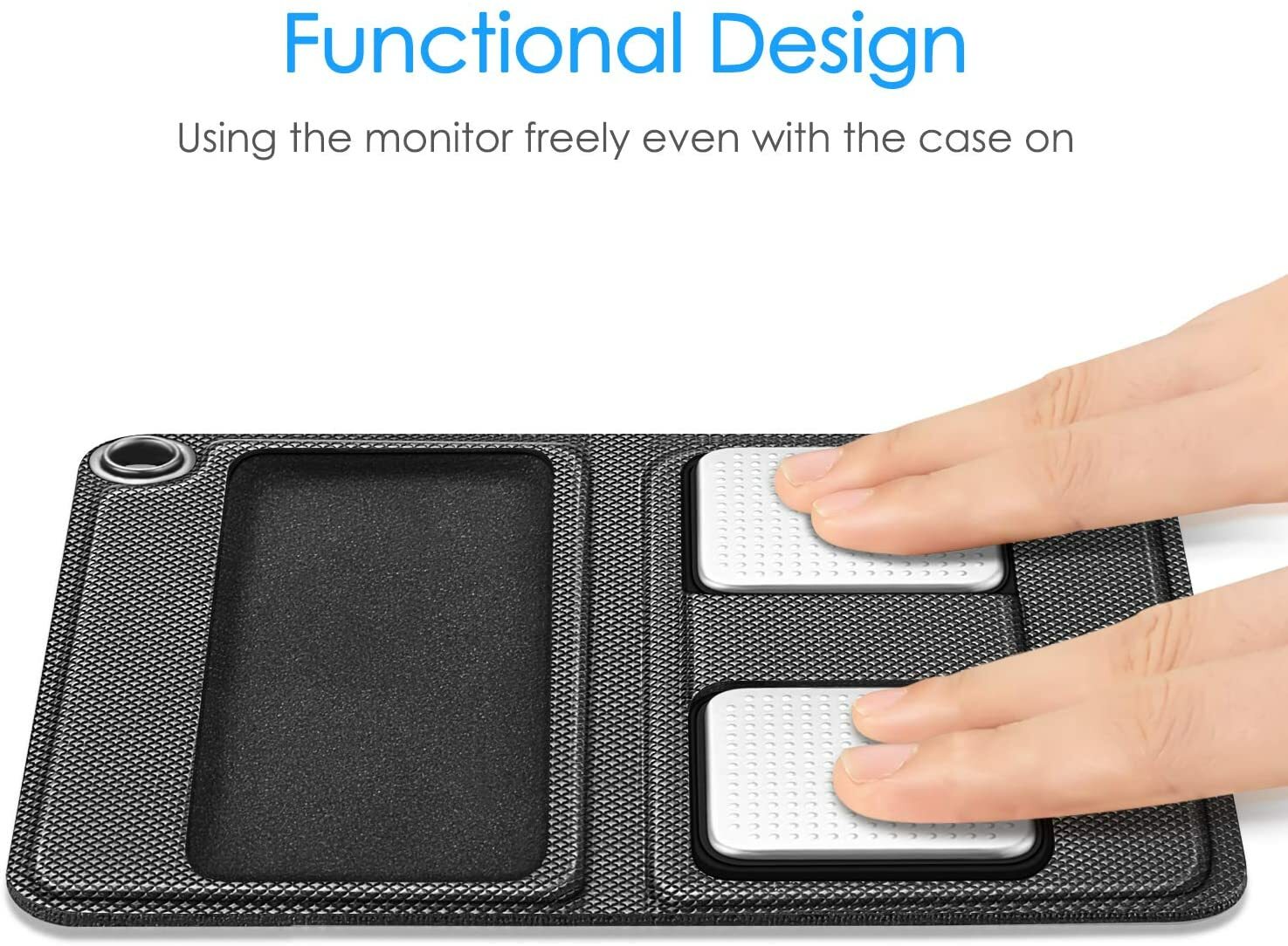 For Alivecor Kardia Mobile EKG Heart Monitor Protective Case Leather Carry Cover