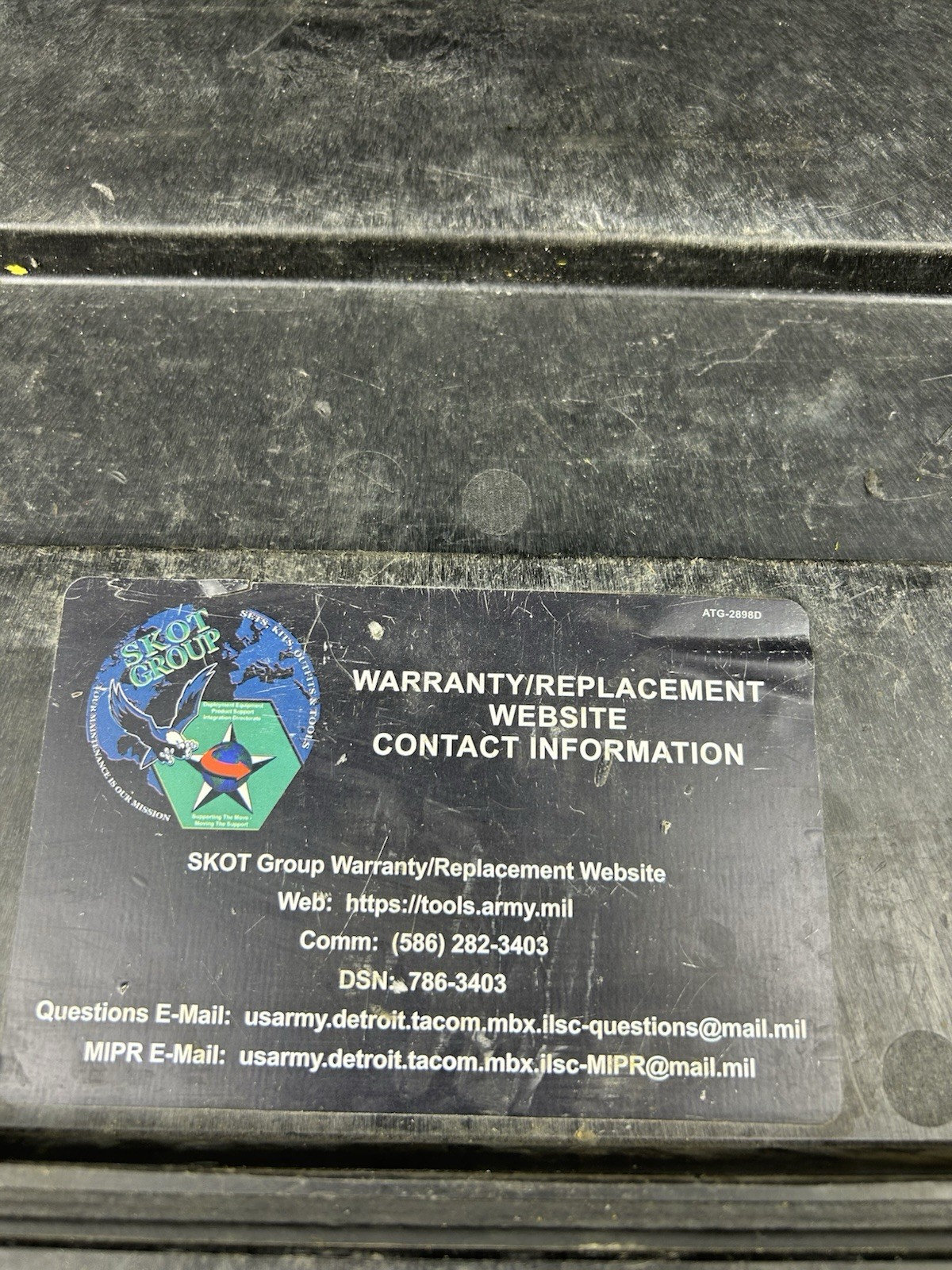 ARMSTRONG MILITARY TOOL KIT SET GENERAL MECHANICS GMTK PELICAN CASE