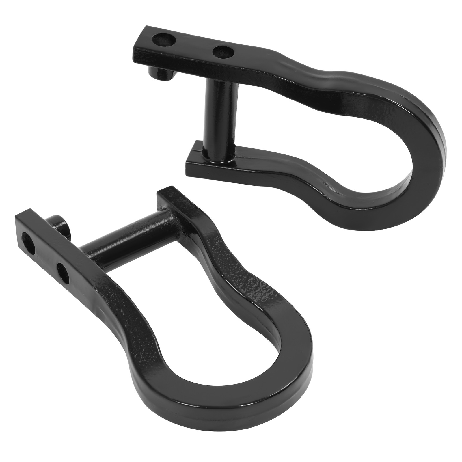 1Pair Tow Hooks For Chevrolet Silverado GMC Sierra 1500 07-19 Black #84072463