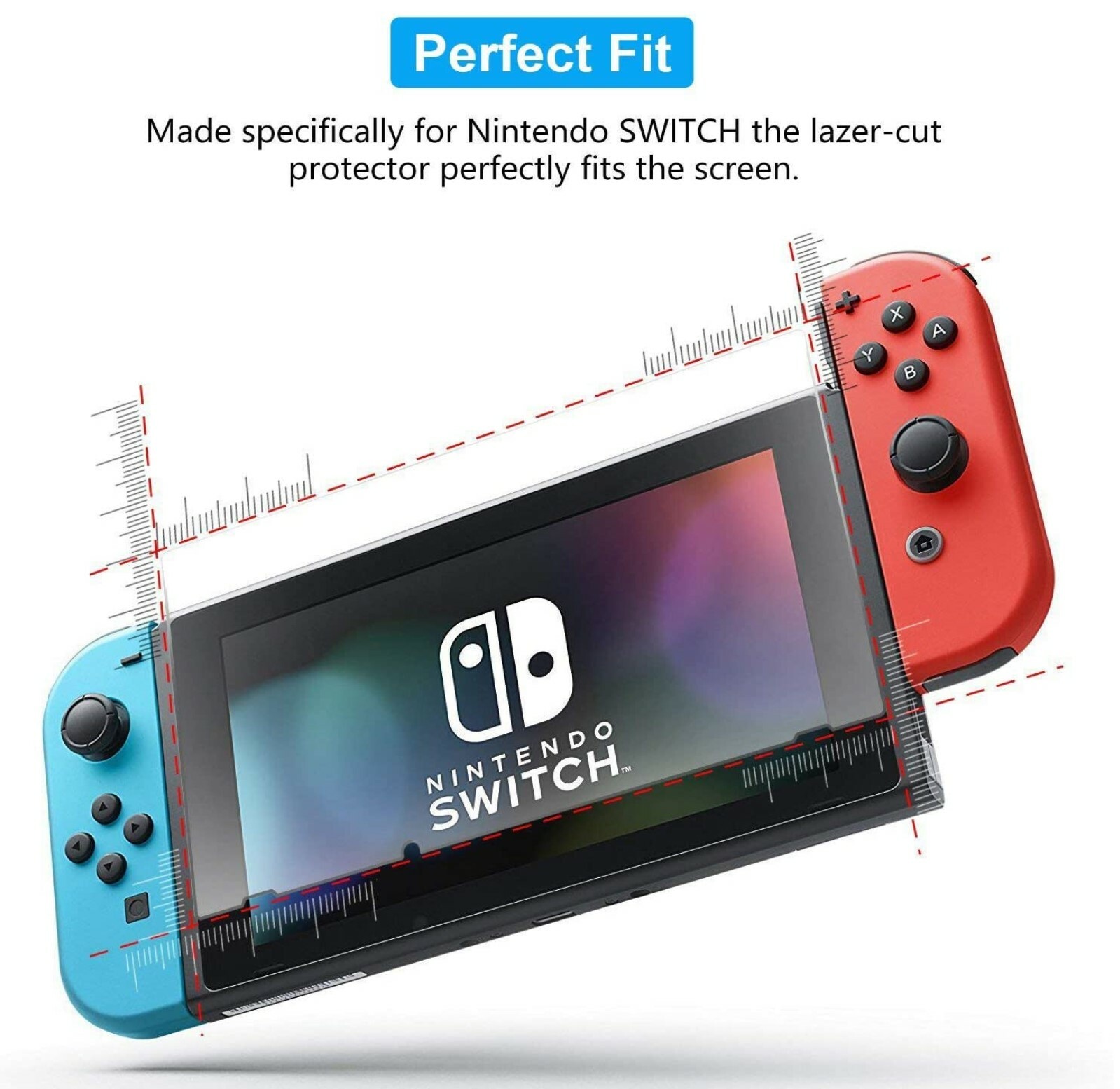 Lot of Nintendo Switch Premium Tempered Ultra Clear Glass Screen Protector
