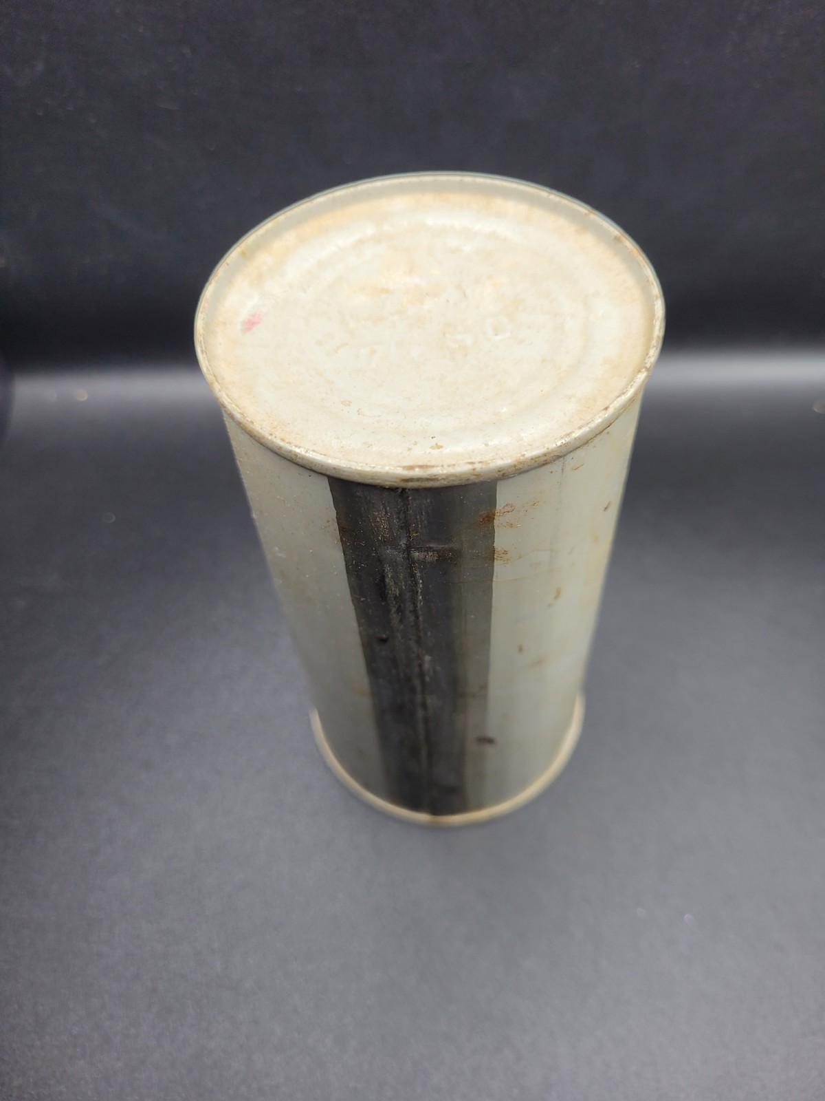 1959 Bomb Shelter Fallout Civilian Cold War 10oz Emergency Drinking Water Tin