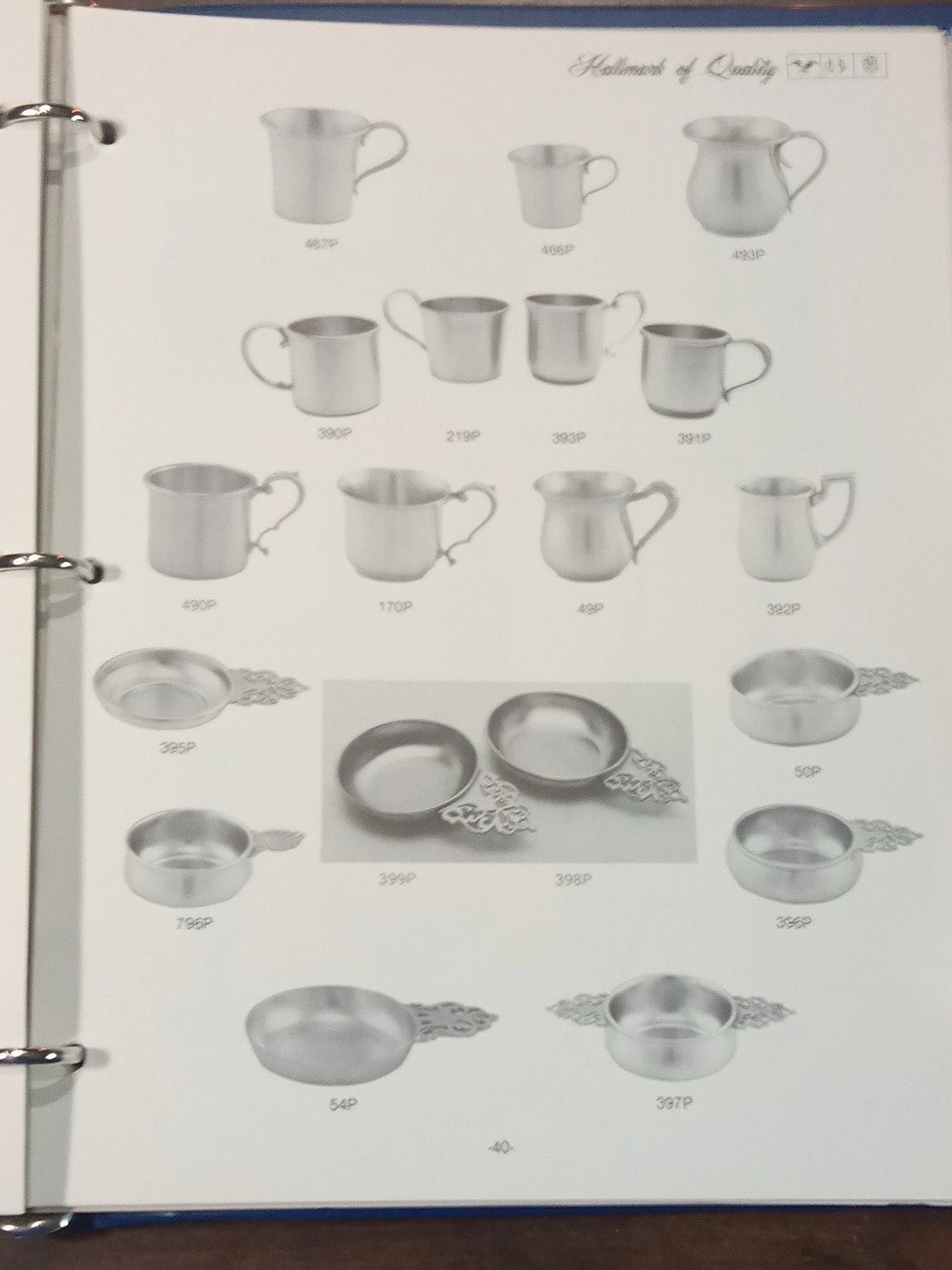 1979 J.C. Boardman Silver Pewter Dealer Catalog Binder Sterling Hollowware