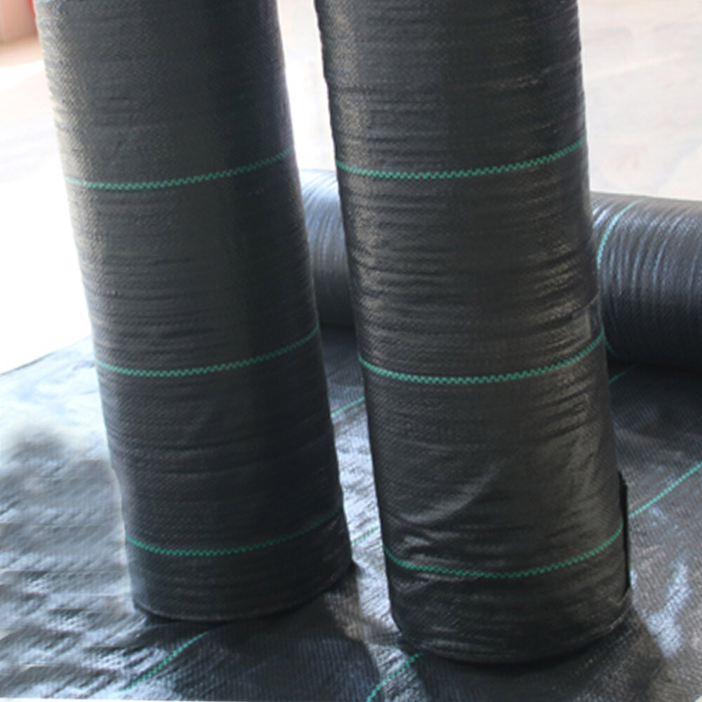 Heavy Duty Woven Ground Weed Cover 3.2 Ounce Landscape Weed Barrier Fabric