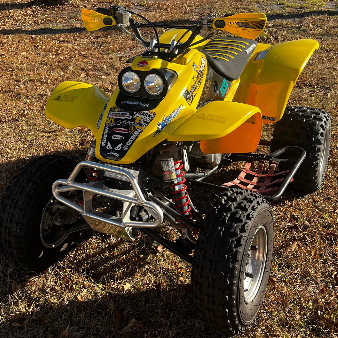 Honda 400ex Headlight Assembly: Aftermarket LED Pod light Headlight Assembly