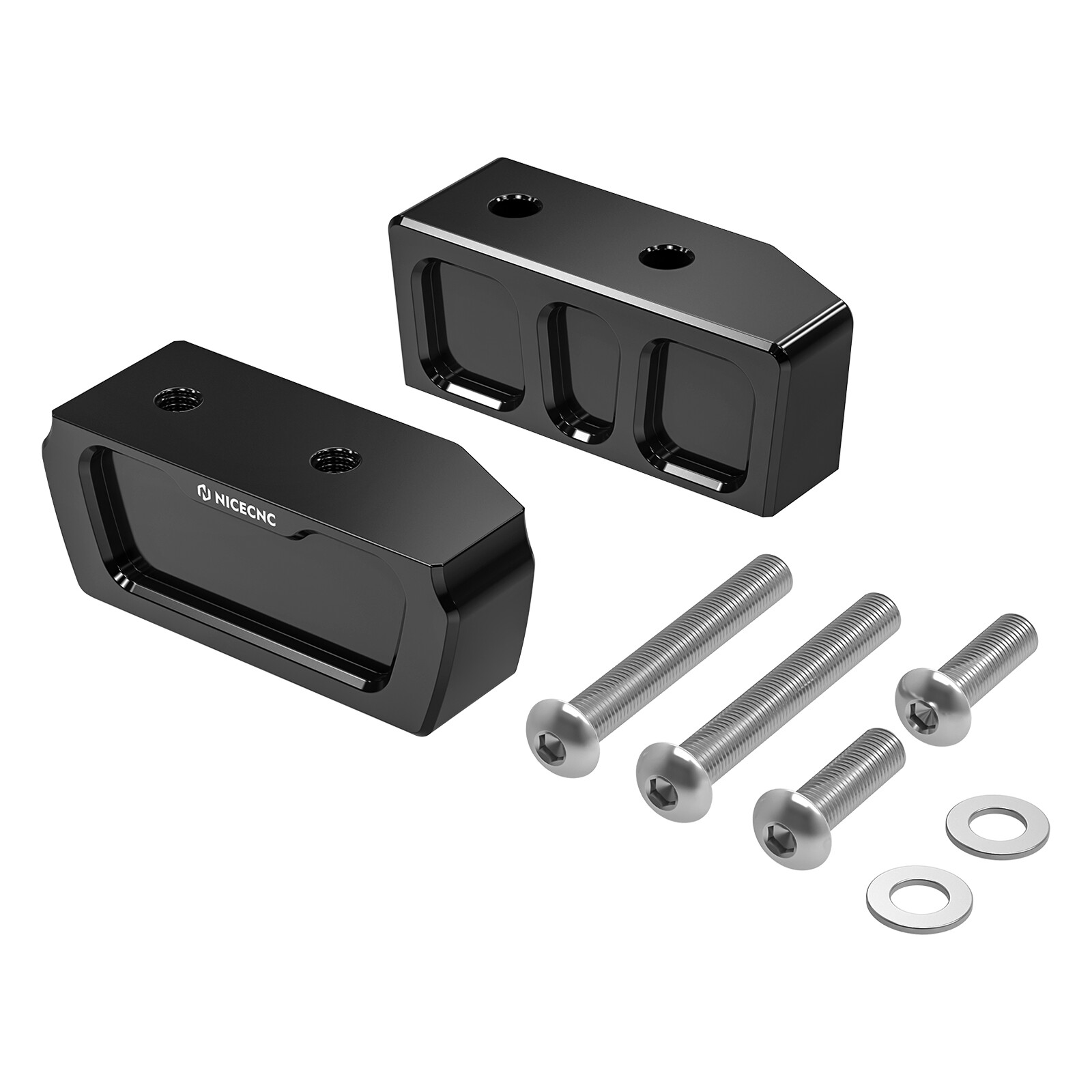 1" / 2" Kickstand Lift Block Riser Set For Harley Iron 1200 XL1200NS 2018-2019