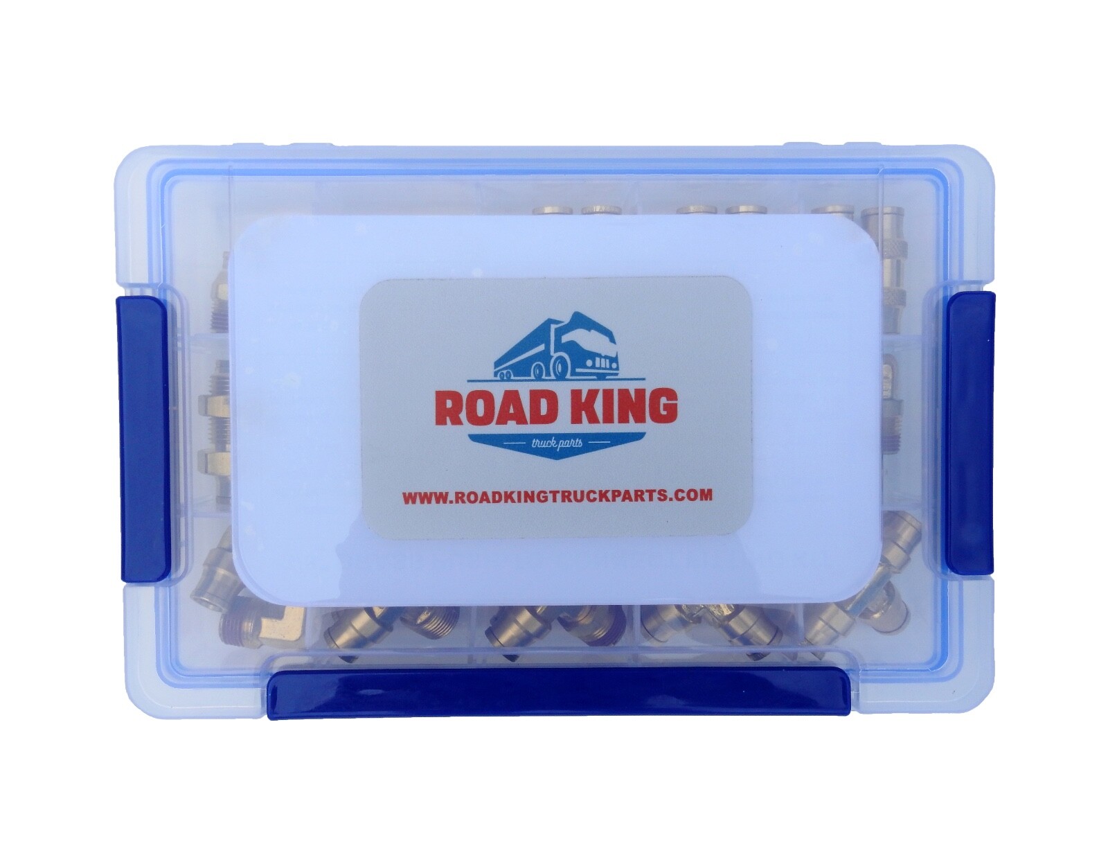 Road Superior DOT Approved Asstd 3/8” Brass Quick Connect Air Line Fitting Kit