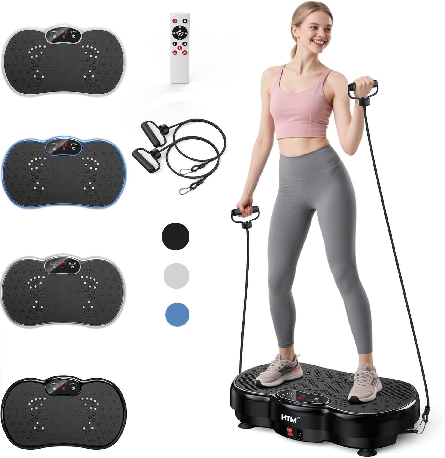 Vibration Plate Exercise Machine VibratE Fitness Platform For Lymphatic Drainage