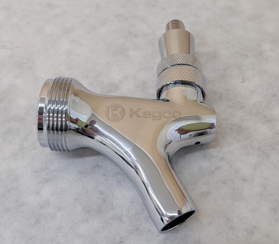 Kegco 493K-CFBL Chrome Tap Beer Faucet Brass Lever