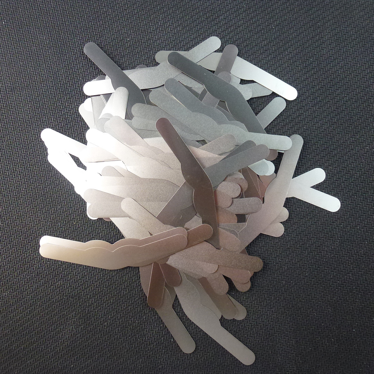 144X EASYINSMILE Dental Tofflemire Stainless Steel Matrix Bands0.015'0.04mm #1-4