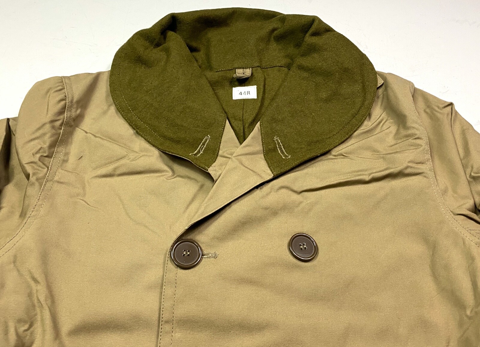 WWII US "JEEP" MACKINAW WINTER JACKET COAT- SIZE 4 (46R, 48R)