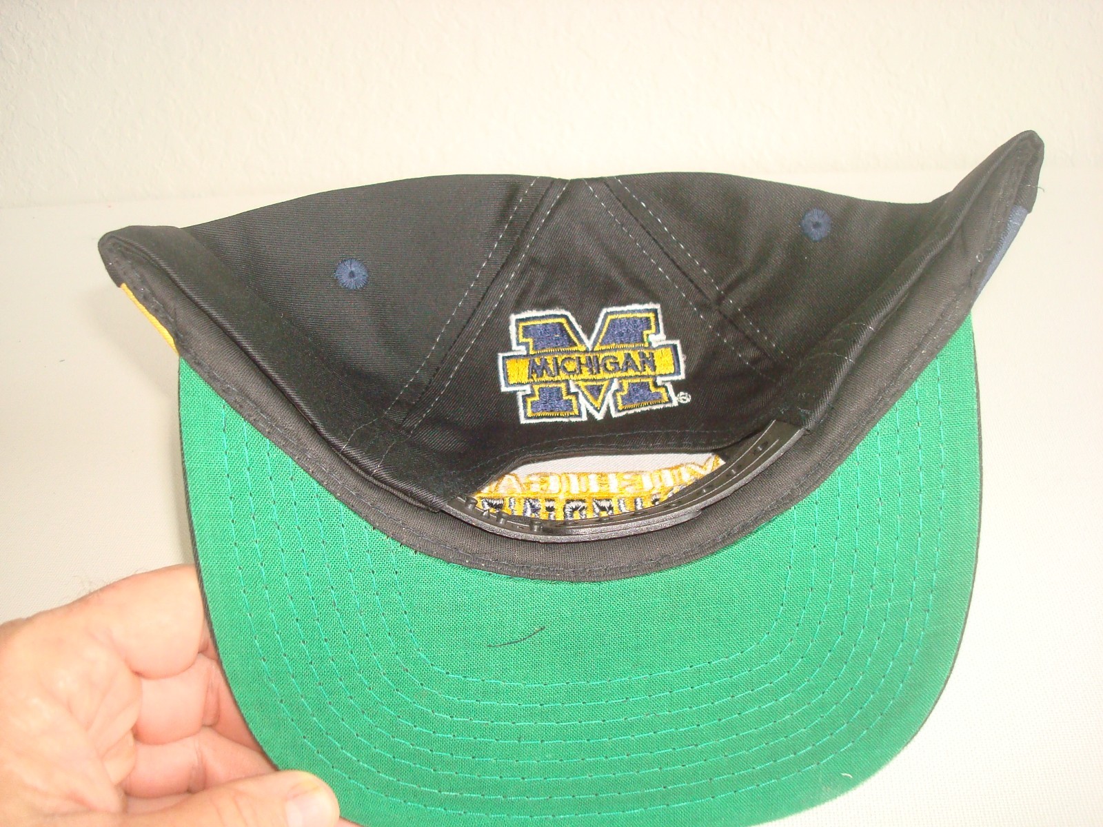 MICHIGAN WOLVERINES DREW PEARSON PINWHEEL 1993 CAP HAT 90S VINTAGE SNAPBACK M3