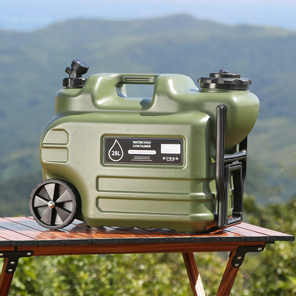 7 Gallon Water Jug,Camping Water Container, Portable Water Dispenser BPA Free US