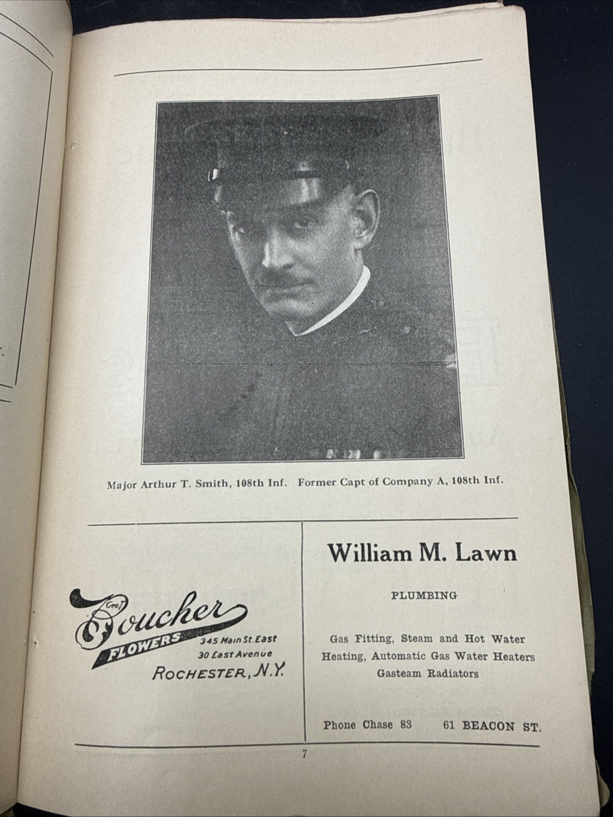 RARE 1926 27th Infantry Division 108th Company A Field Day Souvenir History book