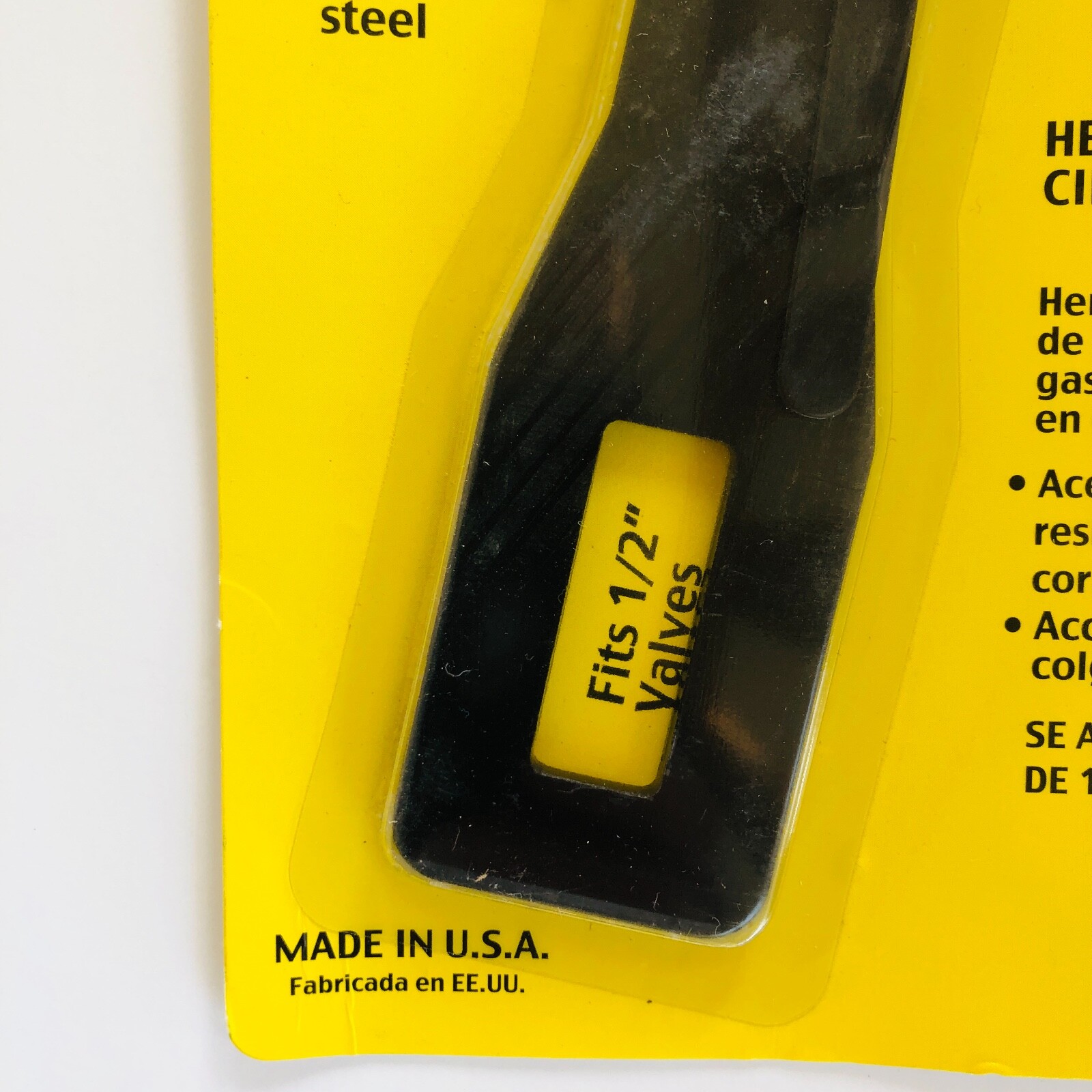 Emergency Gas Water Main Valve Shut-off Wrench Tool Plumbing Survival 1/2 & 3/4"