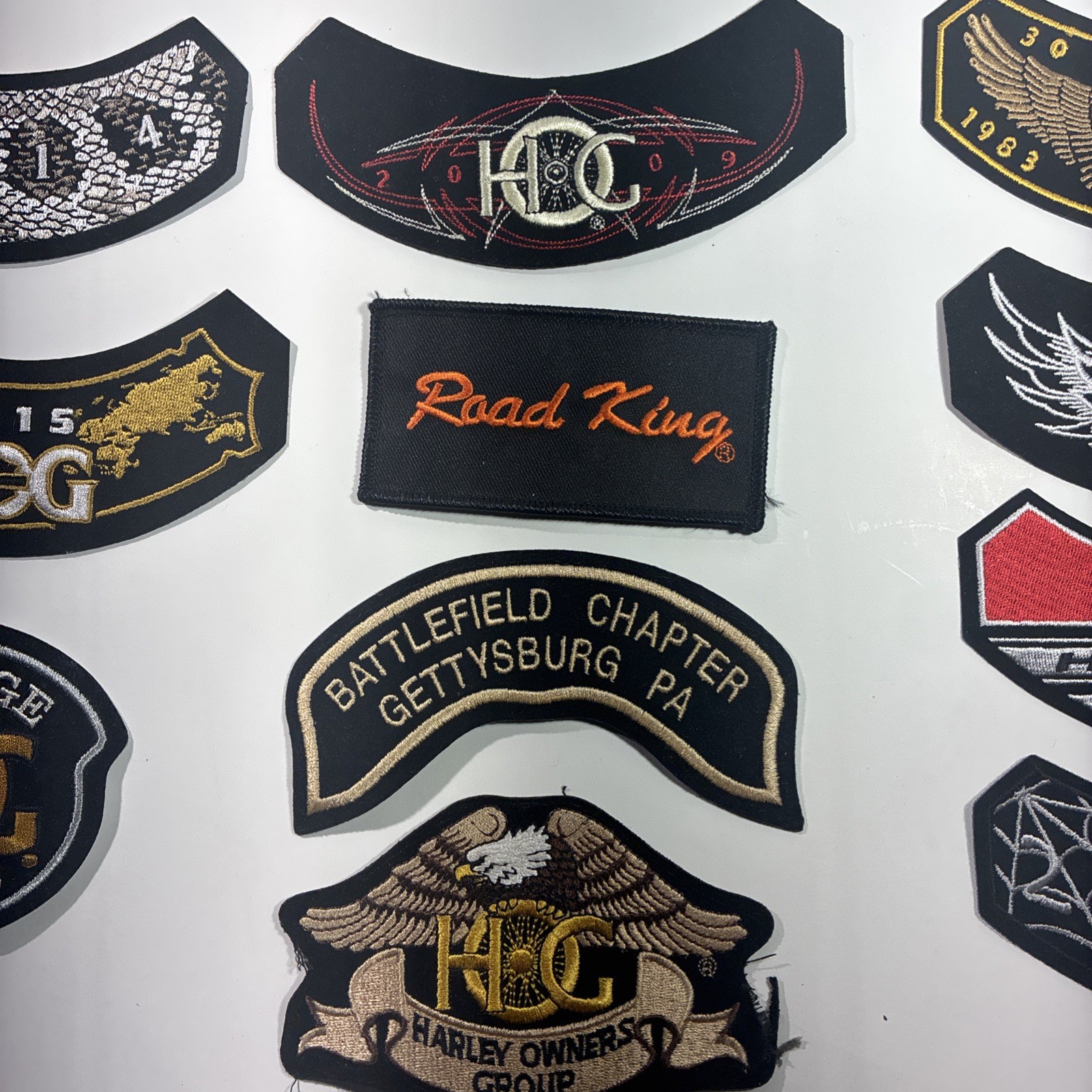 Harley Davidson Hog Lot Of 11 Patches