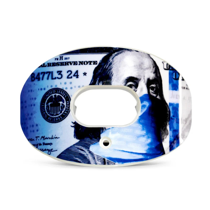 Battle Sports "Blue Strips" Oxygen Football Mouthguard Convertible