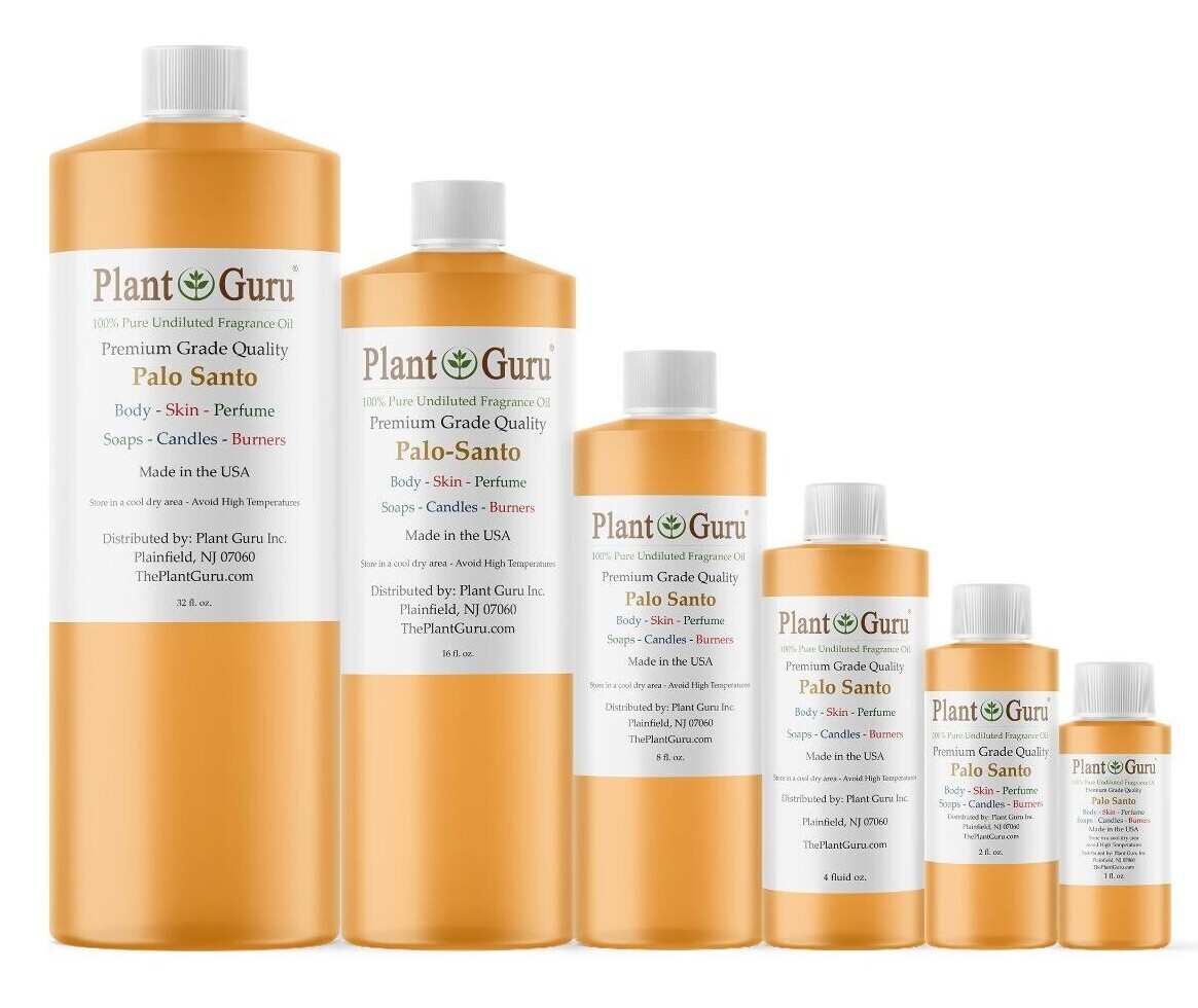 Palo Santo Fragrance Oil For Candle, Soap Making, Diffuser and Burners