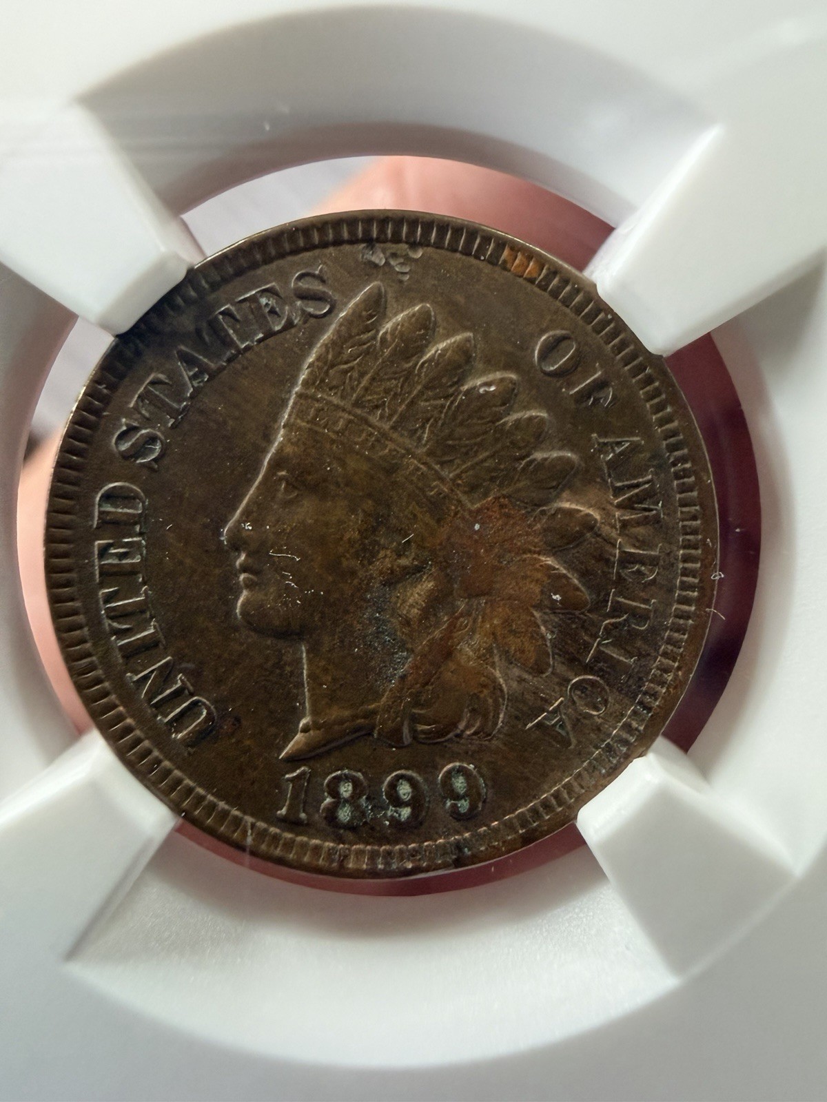🪙 1899 Indian Head Cent – NGC AU55 BN (Lambert Collection) Collectible Coin