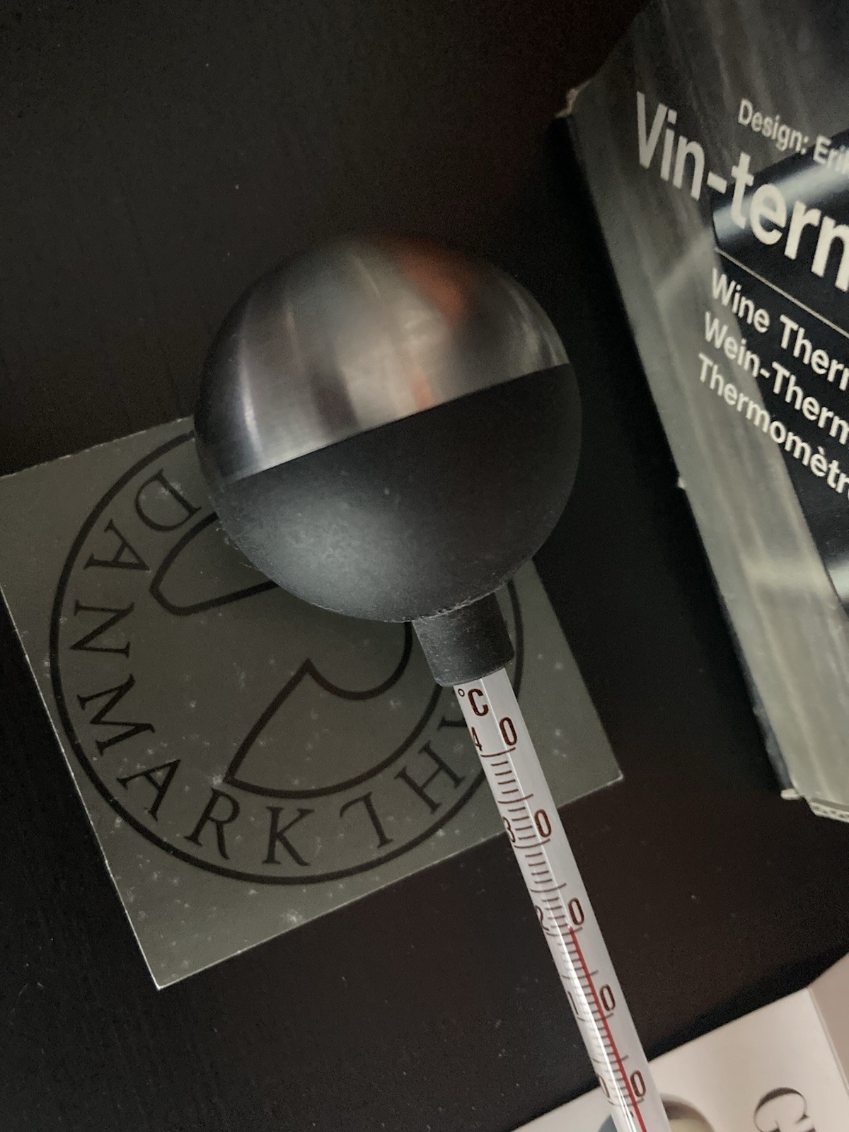 Rosendahl Grand Cru Denmark Wine Thermometer Modernist, Erik Bagger