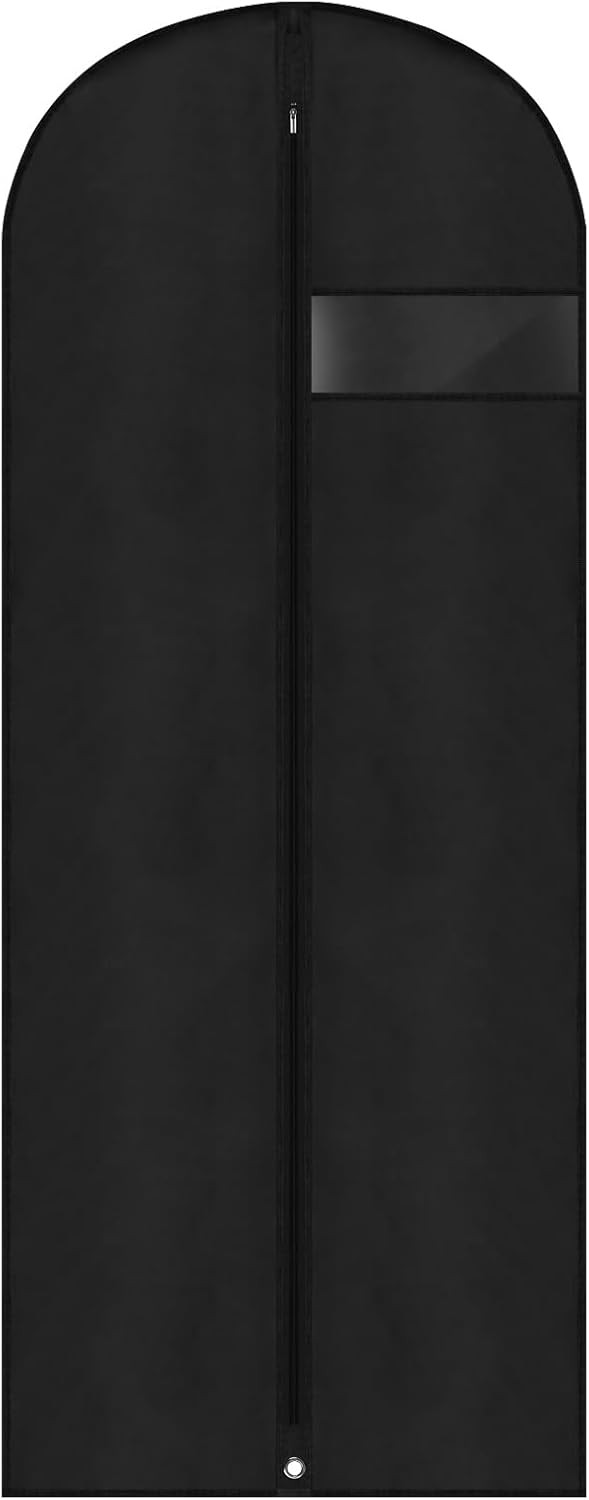 Dress Bags for Gowns,60" Long Dress Garment Bag, Garment Bags for Hanging Clothe