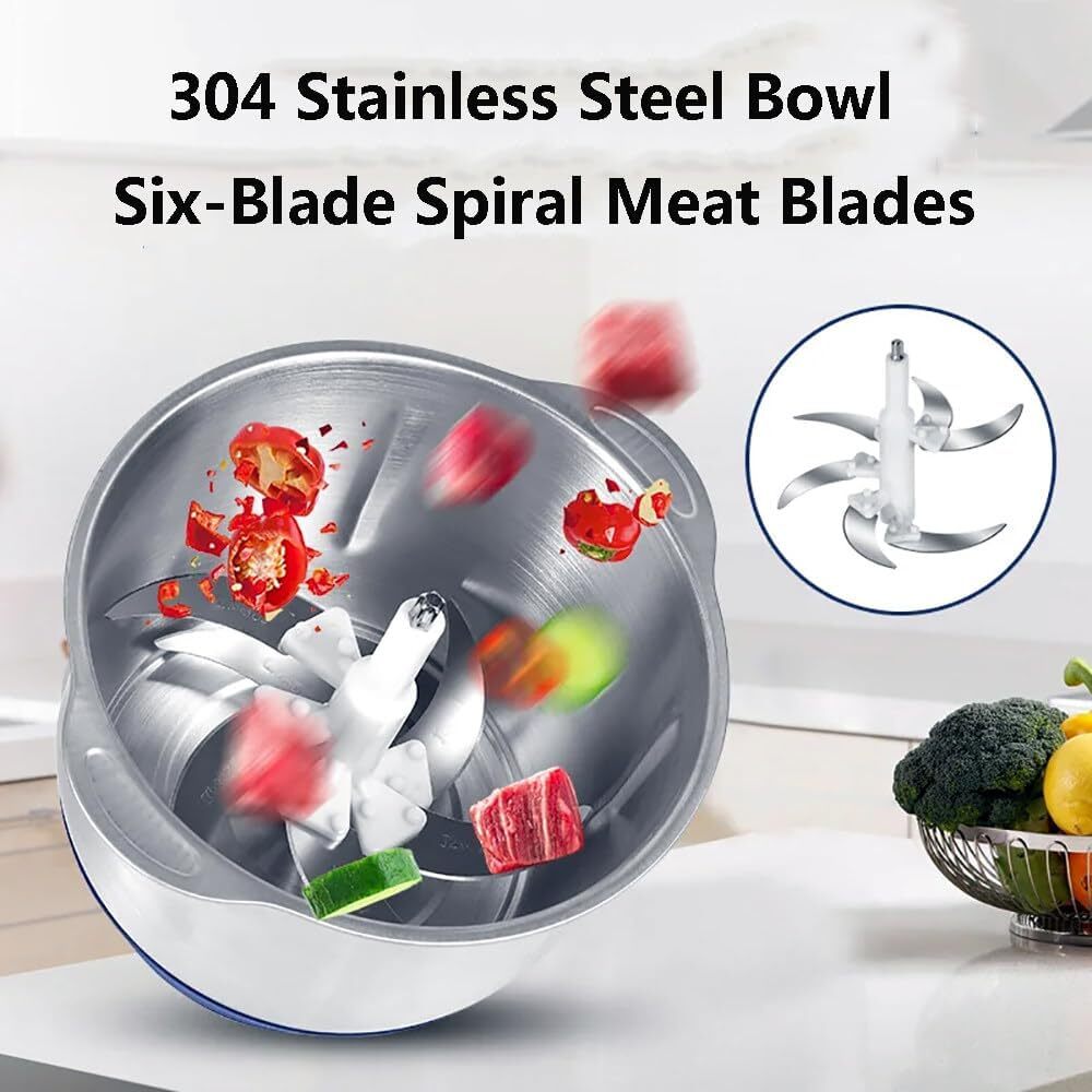 5L Electric Meat Grinder Food Processor Fruits Blender Veg Chopper Sausage Maker