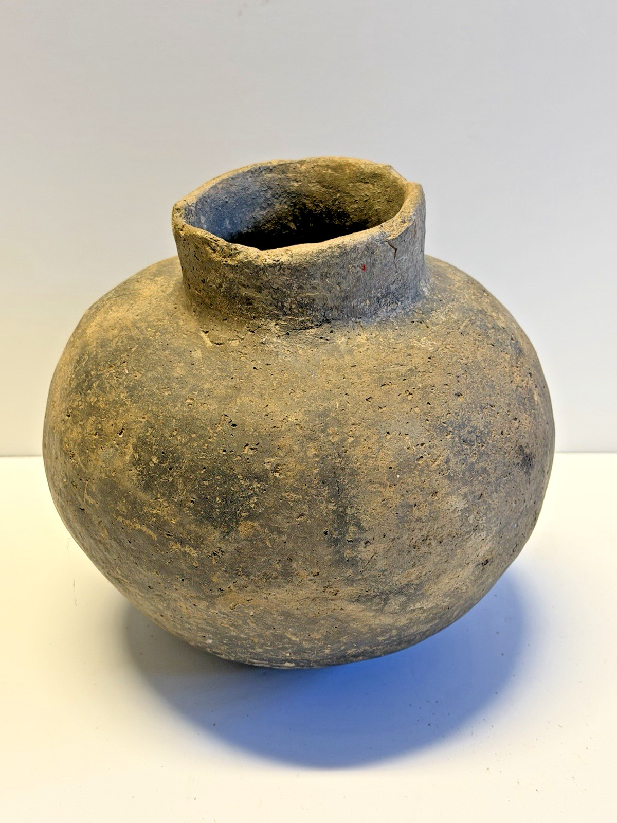 Antique Original Native American Indian Clay Pottery Jug; NICE