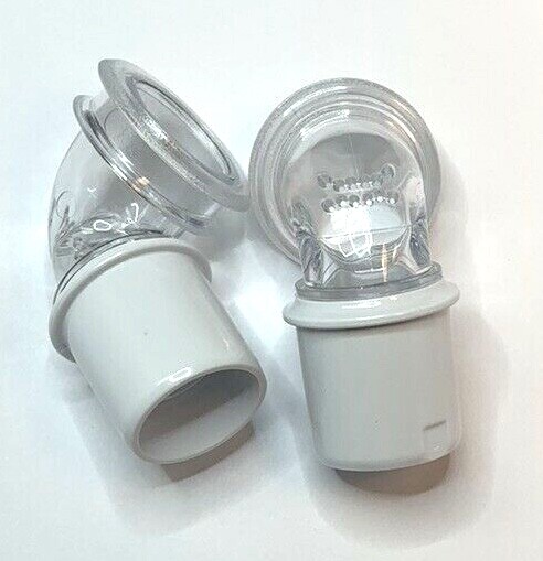 New Respironics DreamWear & DreamWisp Elbow with Swivel. 2-Pack. #1116748