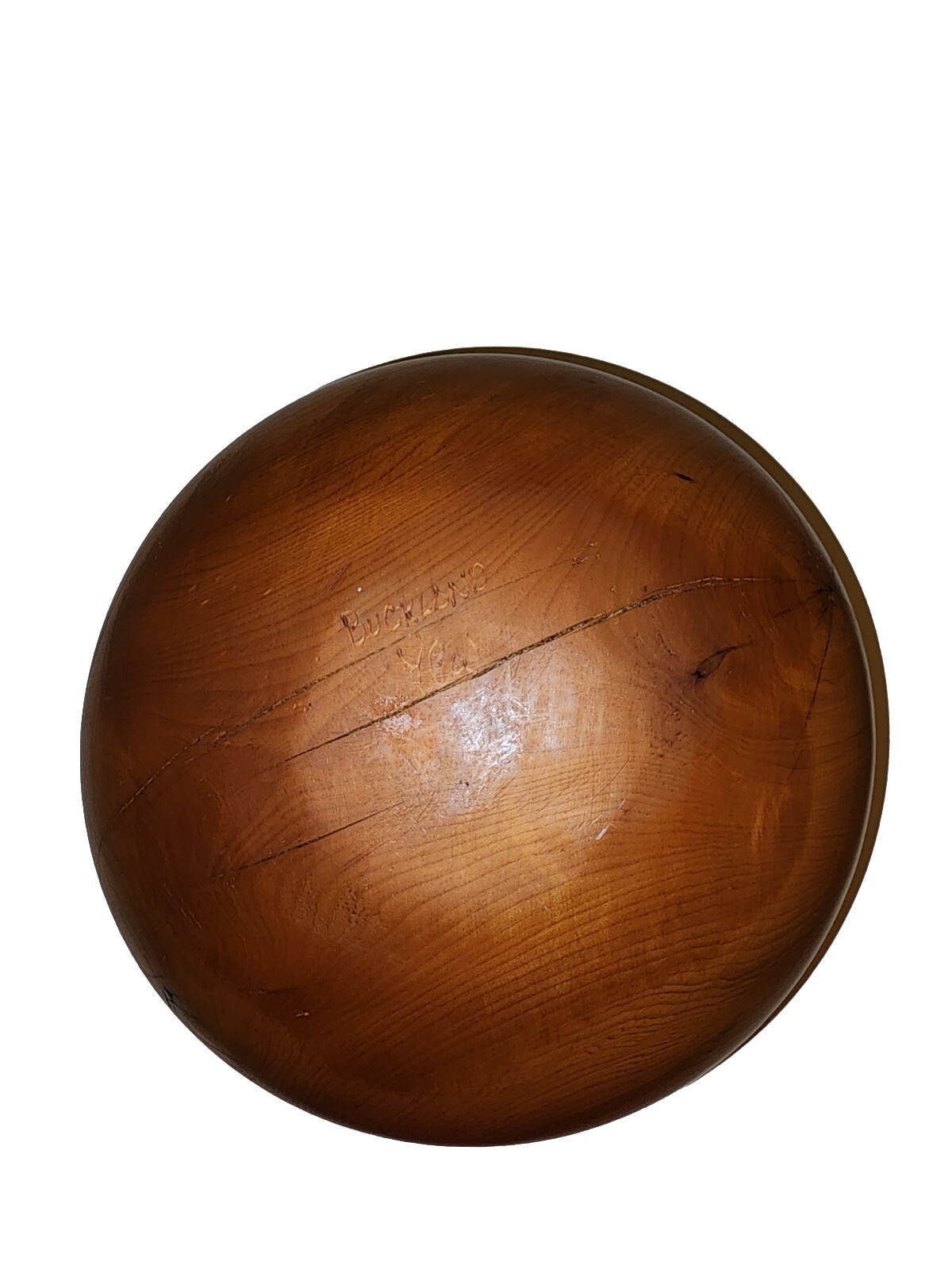 Beautiful Vintage MCM Wooden Vase And Bowls. (Set Of 3)