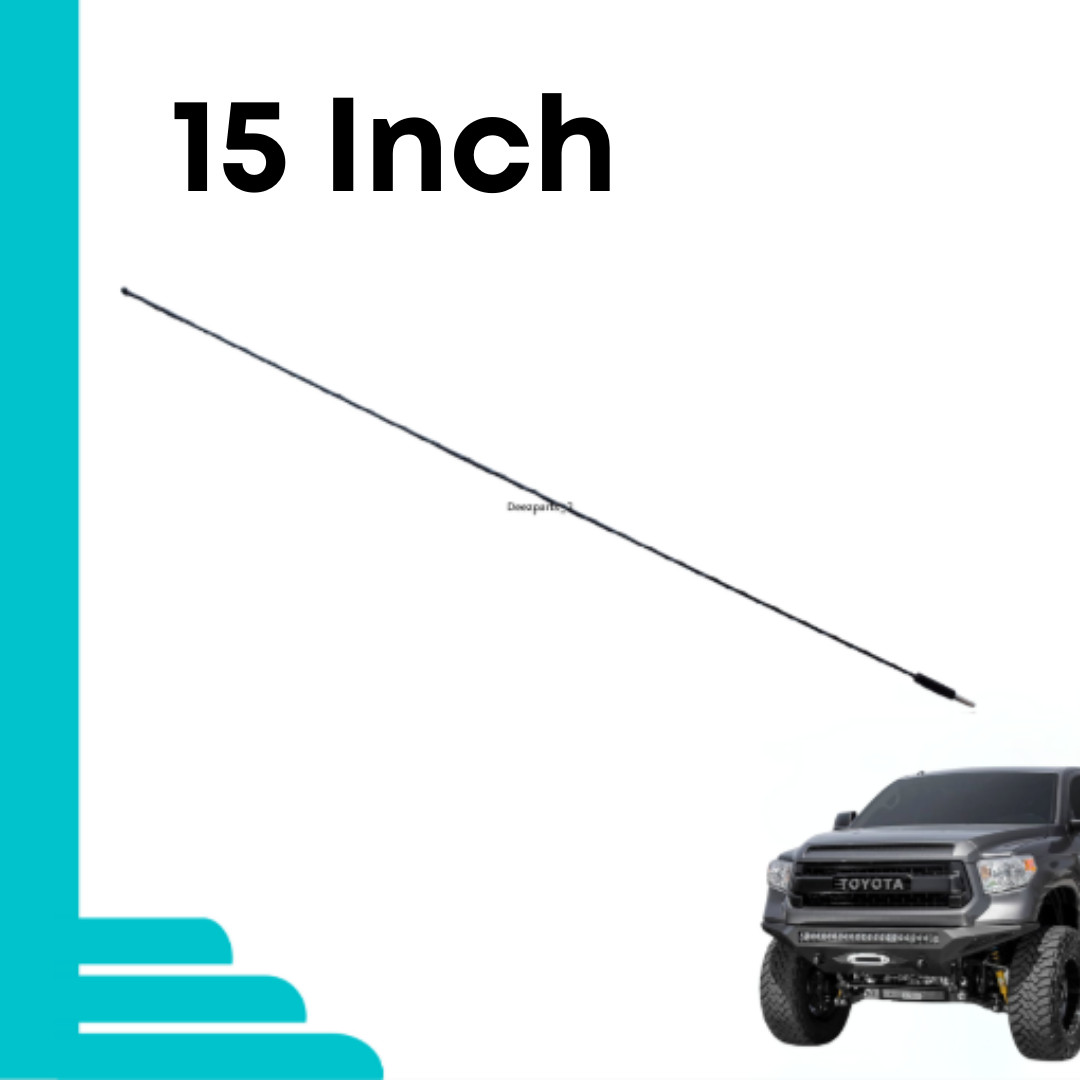 15" Antenna Black Metal for Toyota Tundra 2000-2019