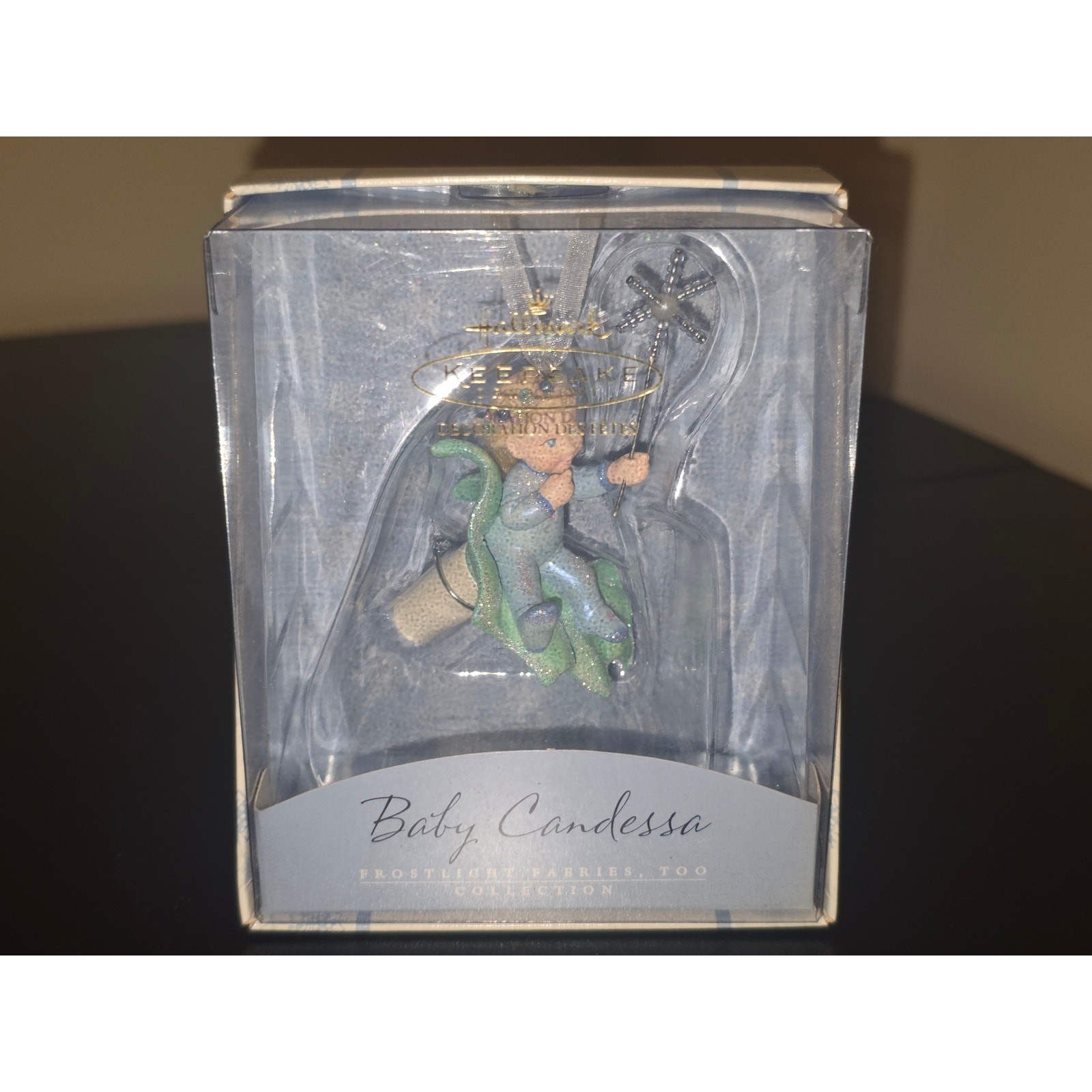 Hallmark Keepsake Baby Candessa Frostlight Faeries Too 2002 Ornament QP1676 NEW