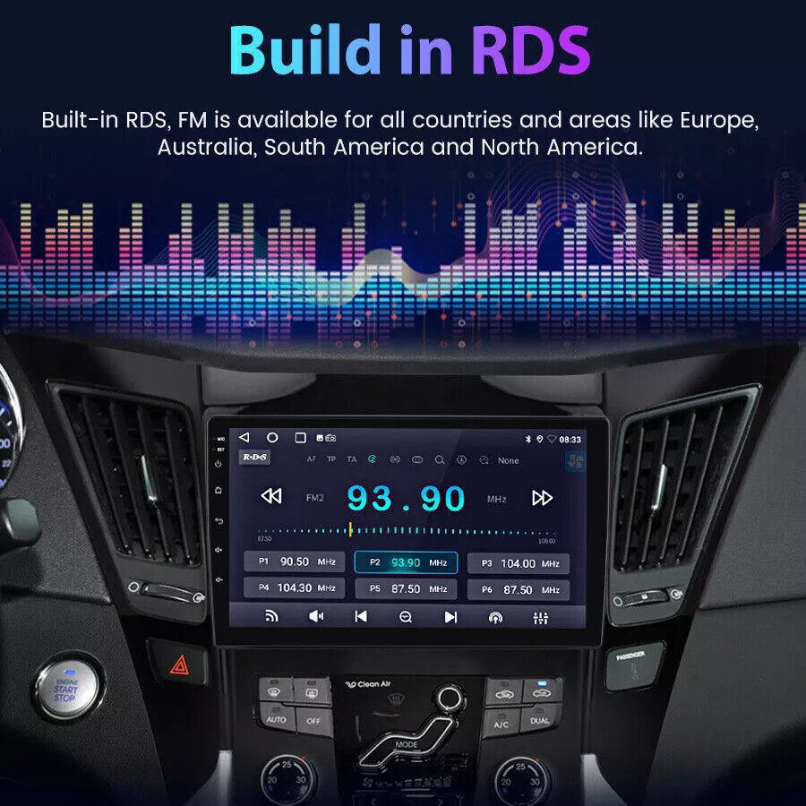 Android13 4+64GB Carplay Car Stereo Radio For Hyundai Sonata 2011-2015 GPS Navi
