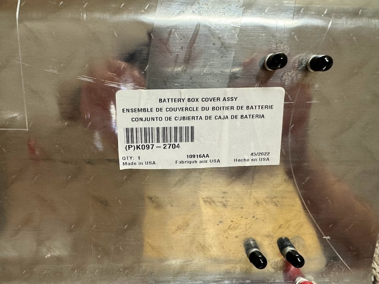 Kenworth W900 T800 Battery Box Cover K0972704 K097-2704