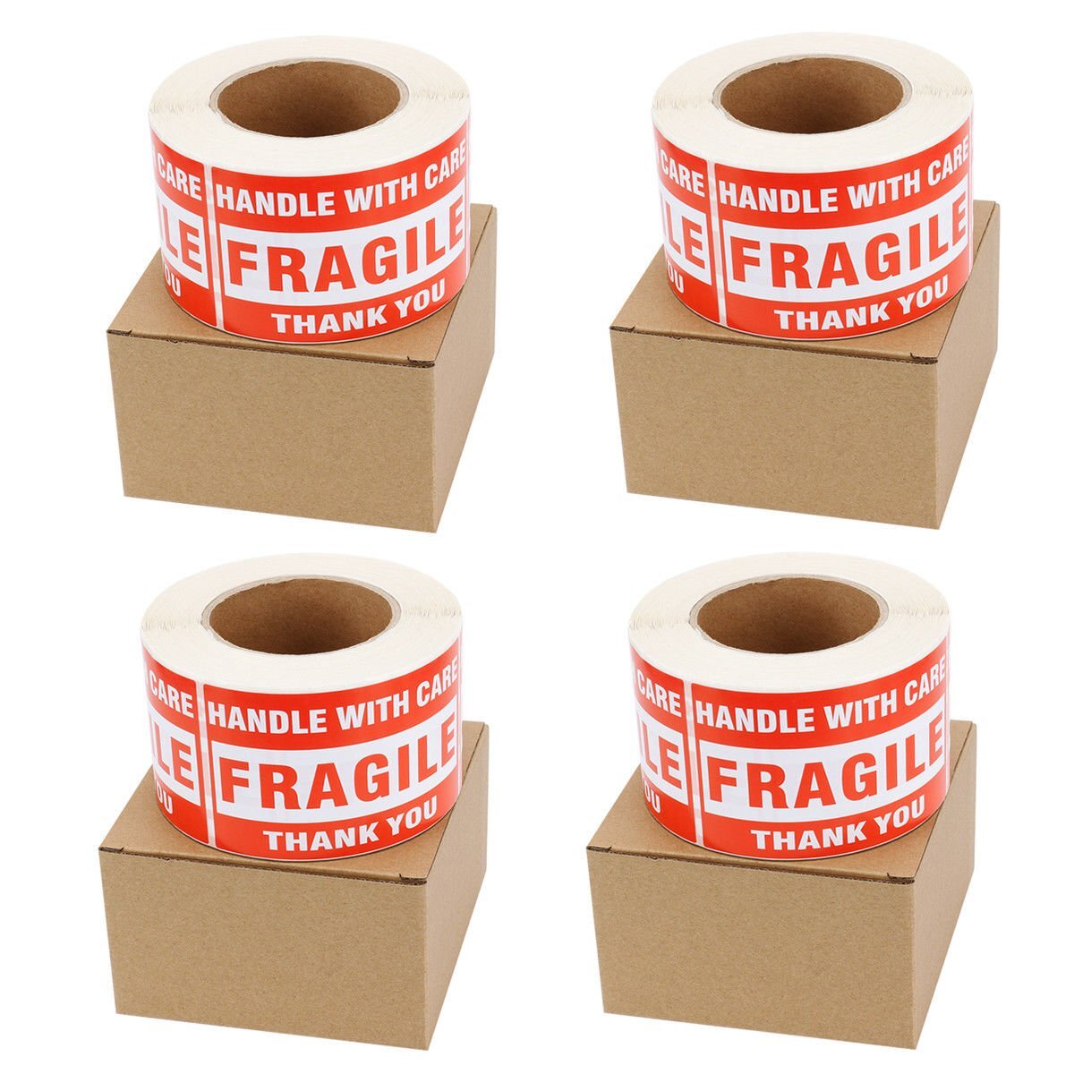 10000 ( 20 Roll ) 3 x 5 Fragile Handle With Care Stickers Shipping Mailing Label