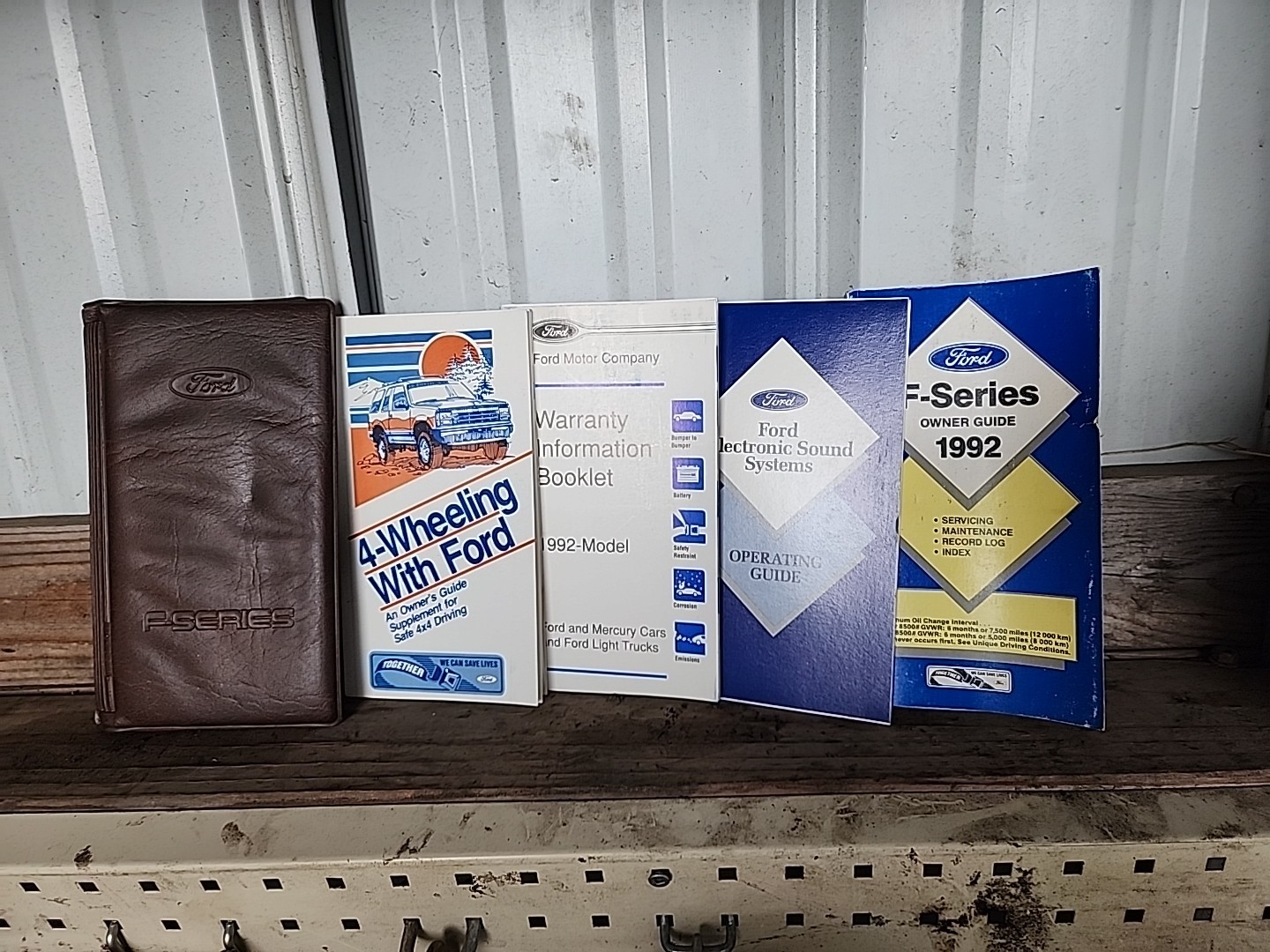 1992 Ford F150 F Series OEM Original Owners Manual