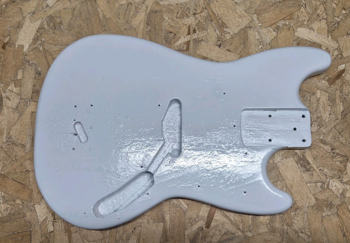 Vintage 1972 Fender Musicmaster Bass Body 1970's 1973 1971