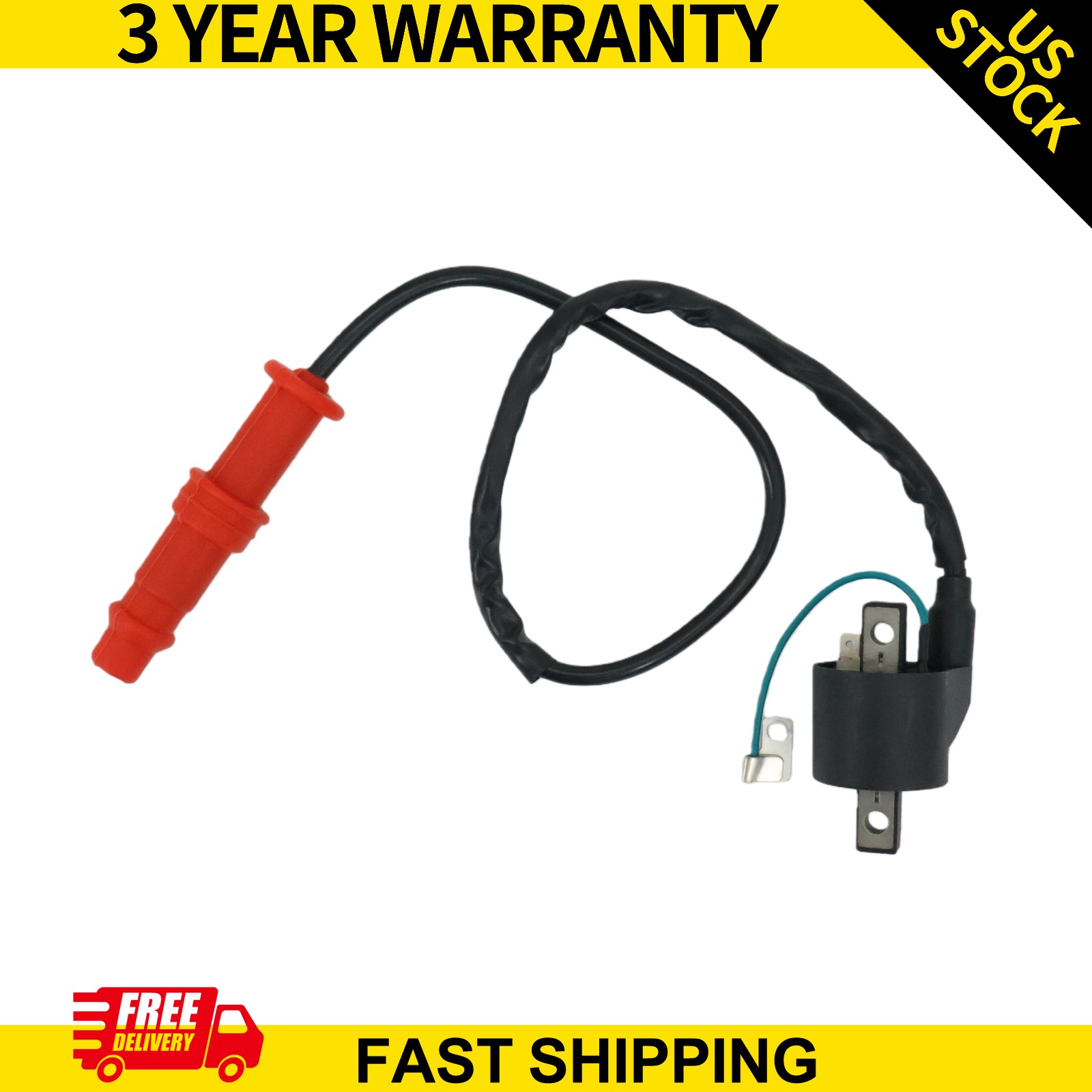 Ignition Coil Spark Plug Lead Cap For Polaris Sportsman 500 HO RSE 1996-2004