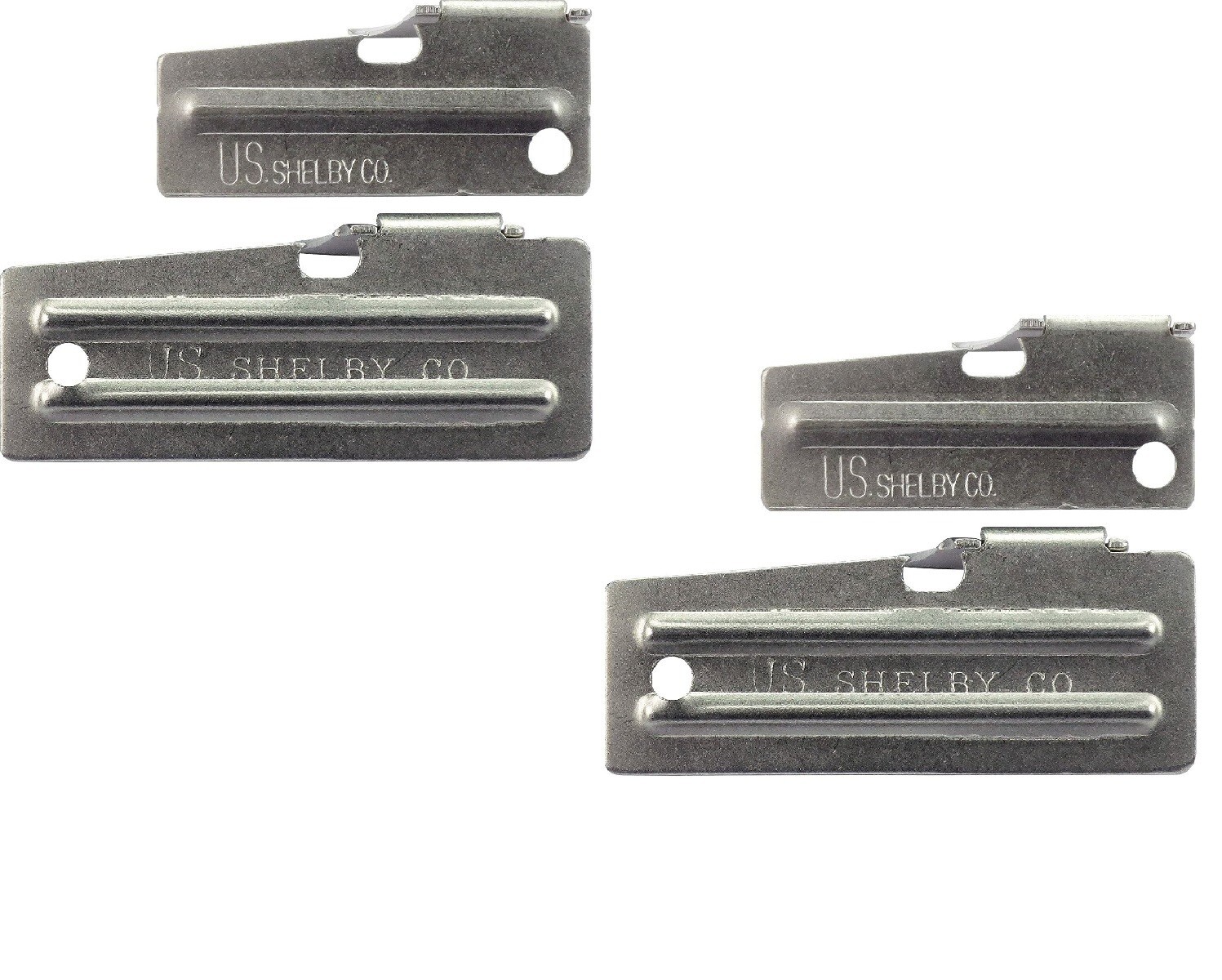 4 pk Original P-38 P38 & P-51 P51 Shelby Can Opener f Military Army USMC Scout