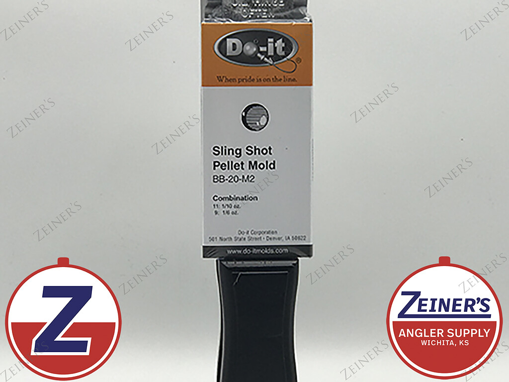 1152 New Do-It Sling Shot Pellet Mold - 1/10 & 1/6 oz sizes
