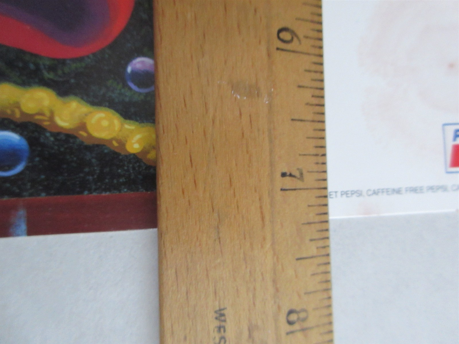 Pepsi-Cola Pepsi Display Sign Shelf Tag 1992 Happy Holidays Santa Claus