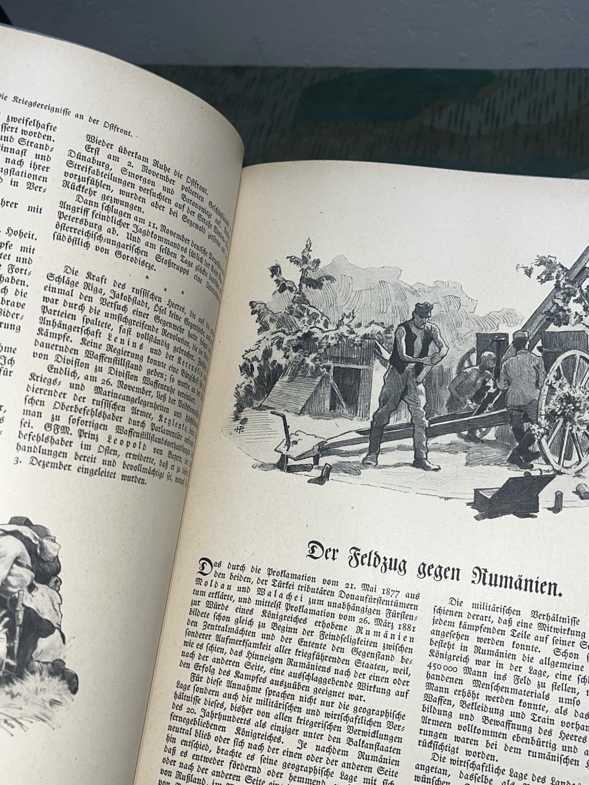 WW2 German Era Original Die Geschichte Des Weltkriegs Book #3 on German Military