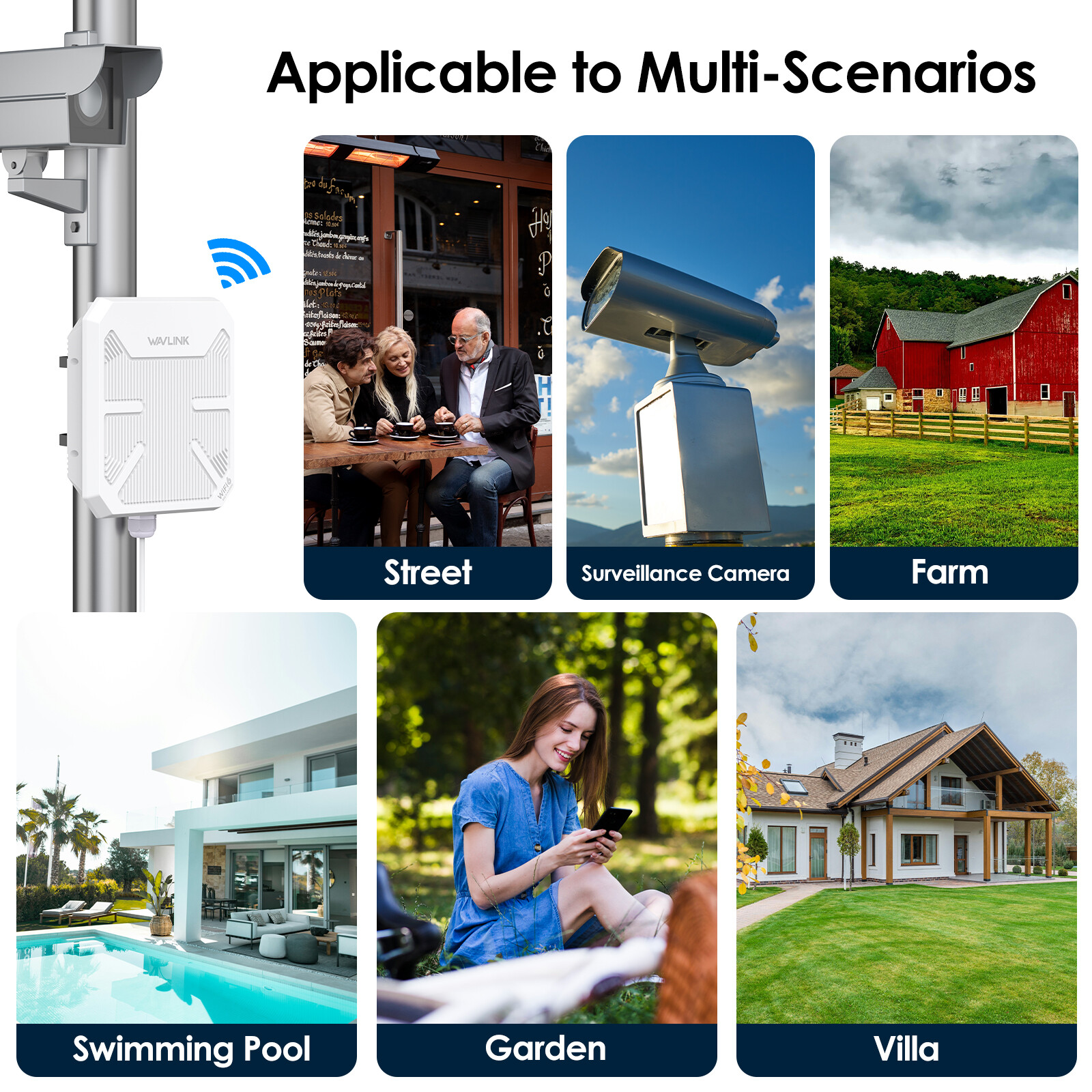 AX1800 AX3000 WIFI6 WIFI MESH EXTENDER OUTDOOR ROUTER AP SIGNAL BOOSTER AMPLIFIE
