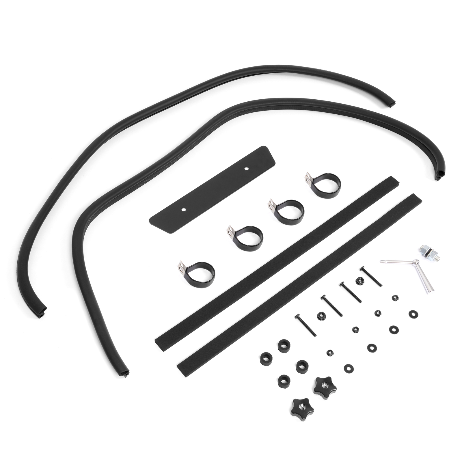 Glass Front Full Windshield For 2019+ Polaris RZR XP/ XP4 1000 Black