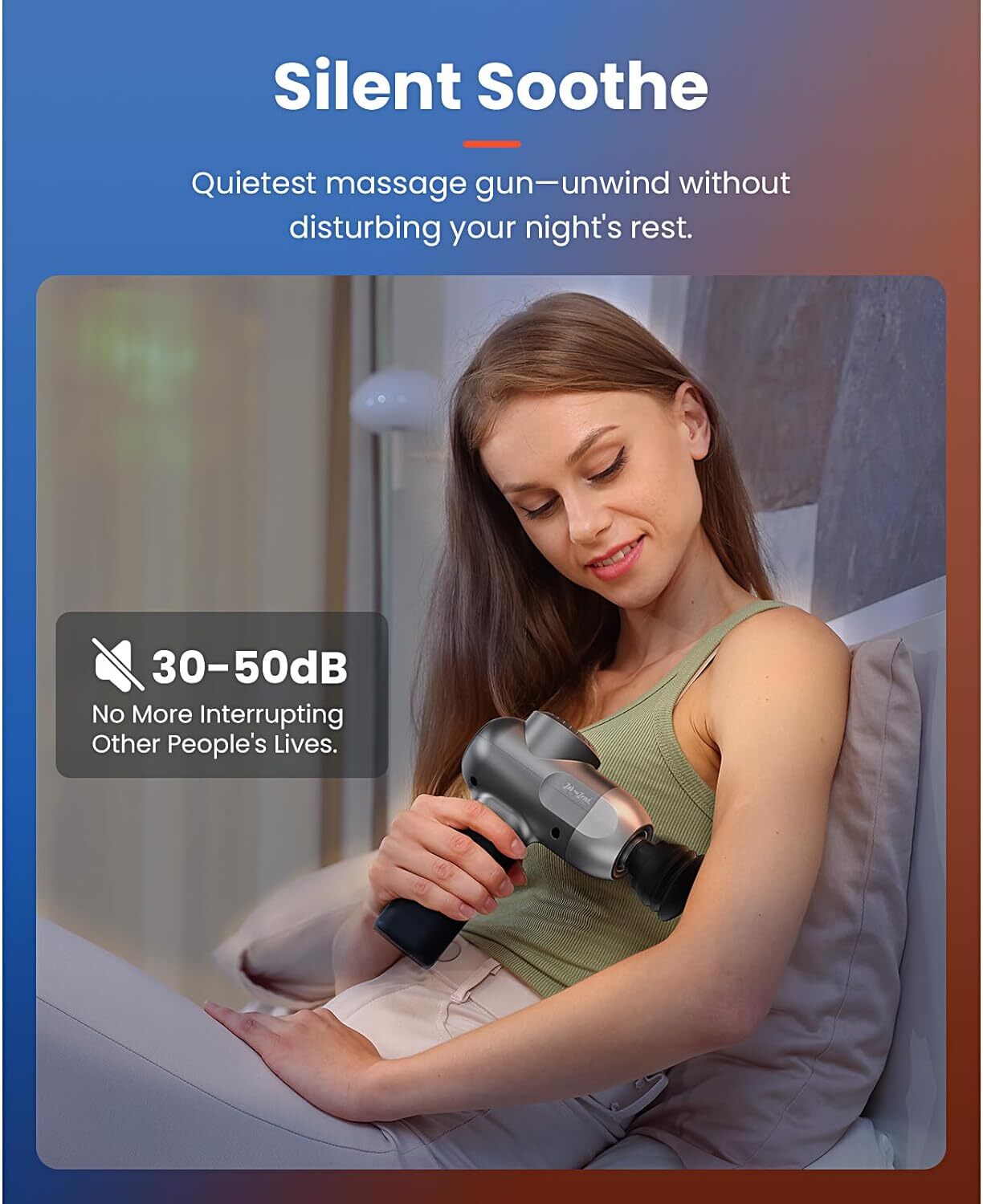 BOB AND BRAD C2 Pro Massage Gun with Heat & Cold Therapy Electric Back Massager